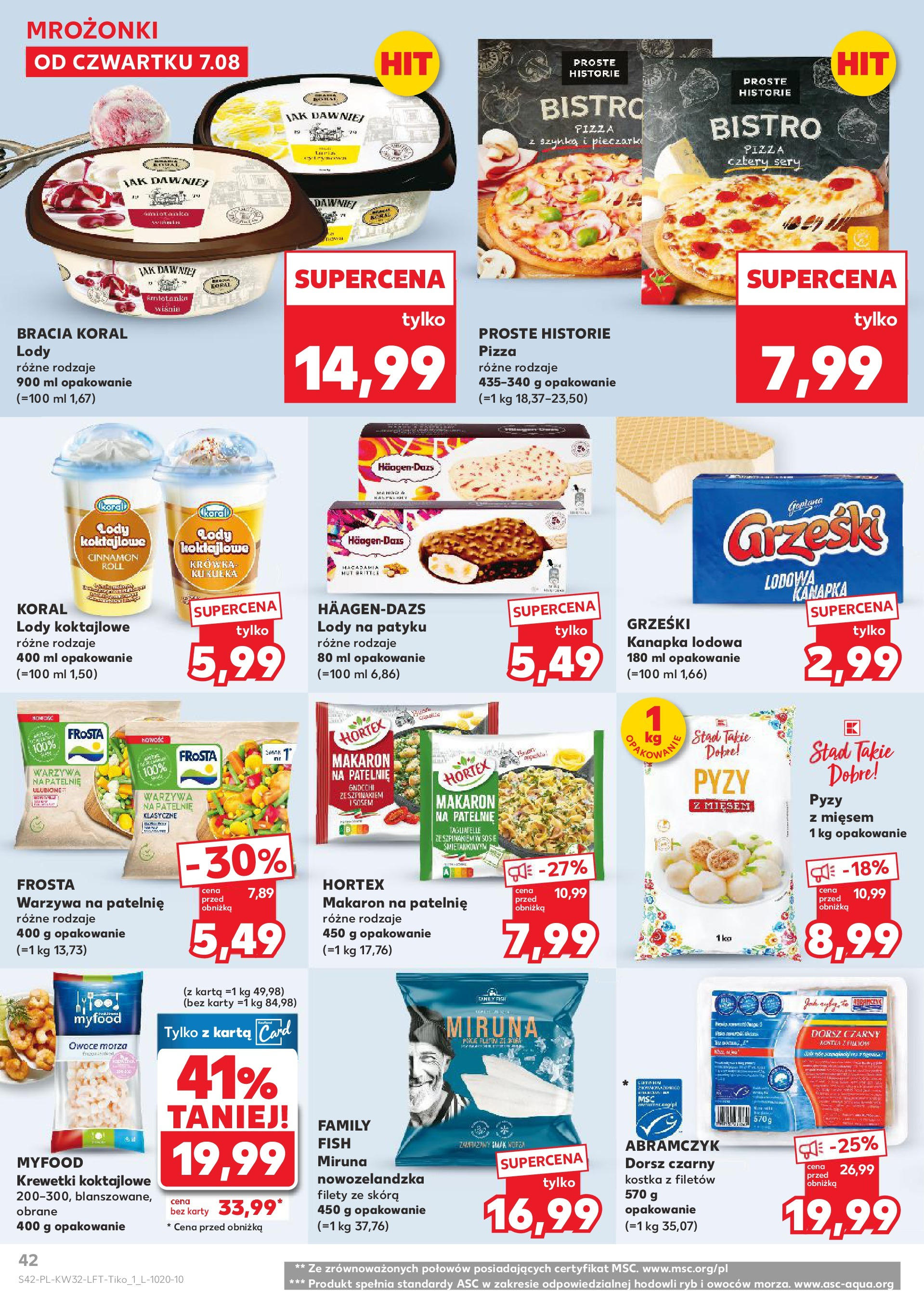 Kaufland gazetka (07.08.2025) - od jutra | Strona: 42 | Produkty: Pieczarki, Miruna, Gnocchi, Owoce Kaufland gazetka od 07.08.2025 - od jutra PDF | Strona: 42 | Produkty: Pieczarki, Miruna, Gnocchi, Owoce