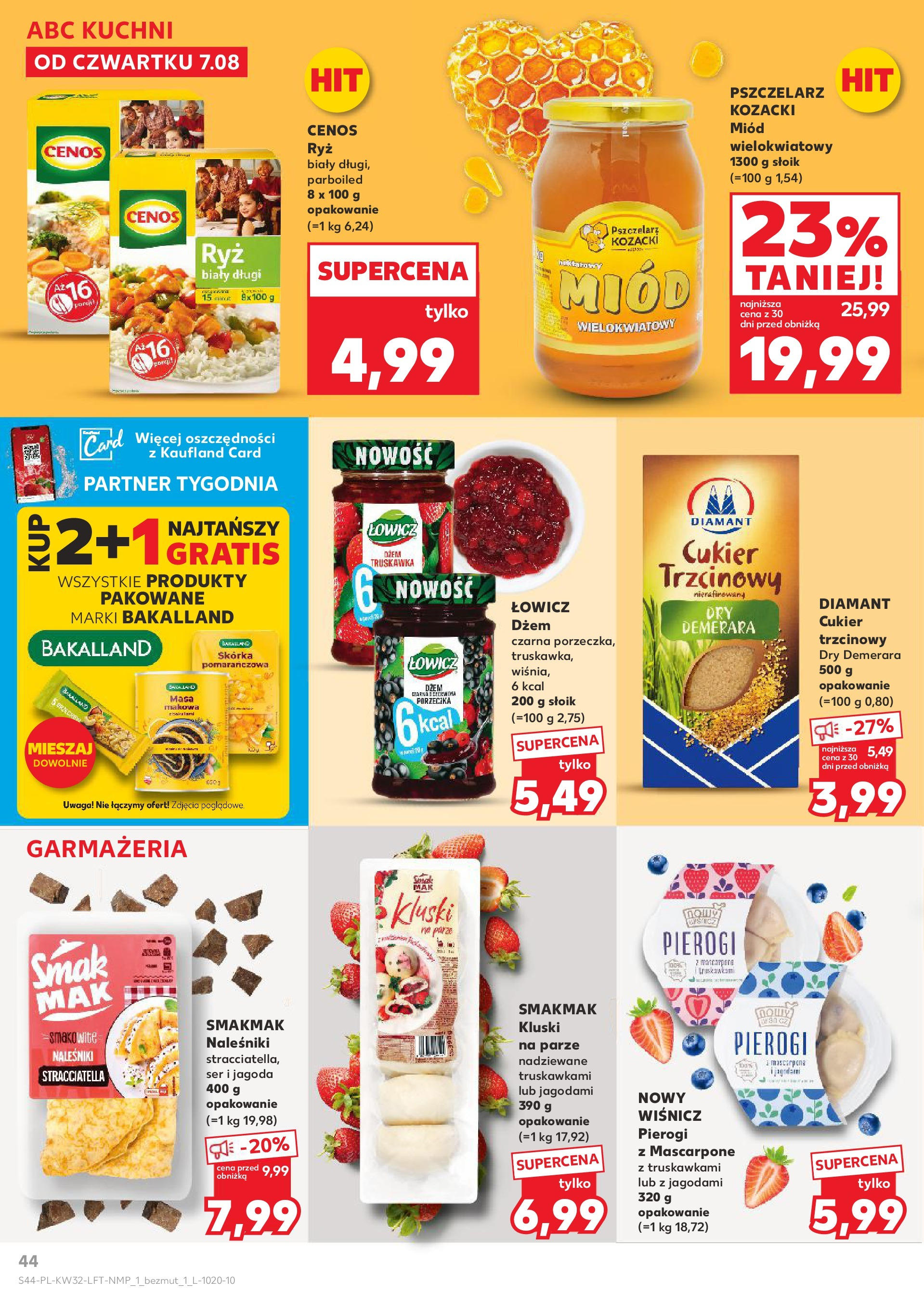 Kaufland gazetka (07.08.2025) - od jutra | Strona: 44 | Produkty: Pierogi, Mascarpone, Dżem, Naleśniki Kaufland gazetka od 07.08.2025 - od jutra PDF | Strona: 44 | Produkty: Pierogi, Mascarpone, Dżem, Naleśniki