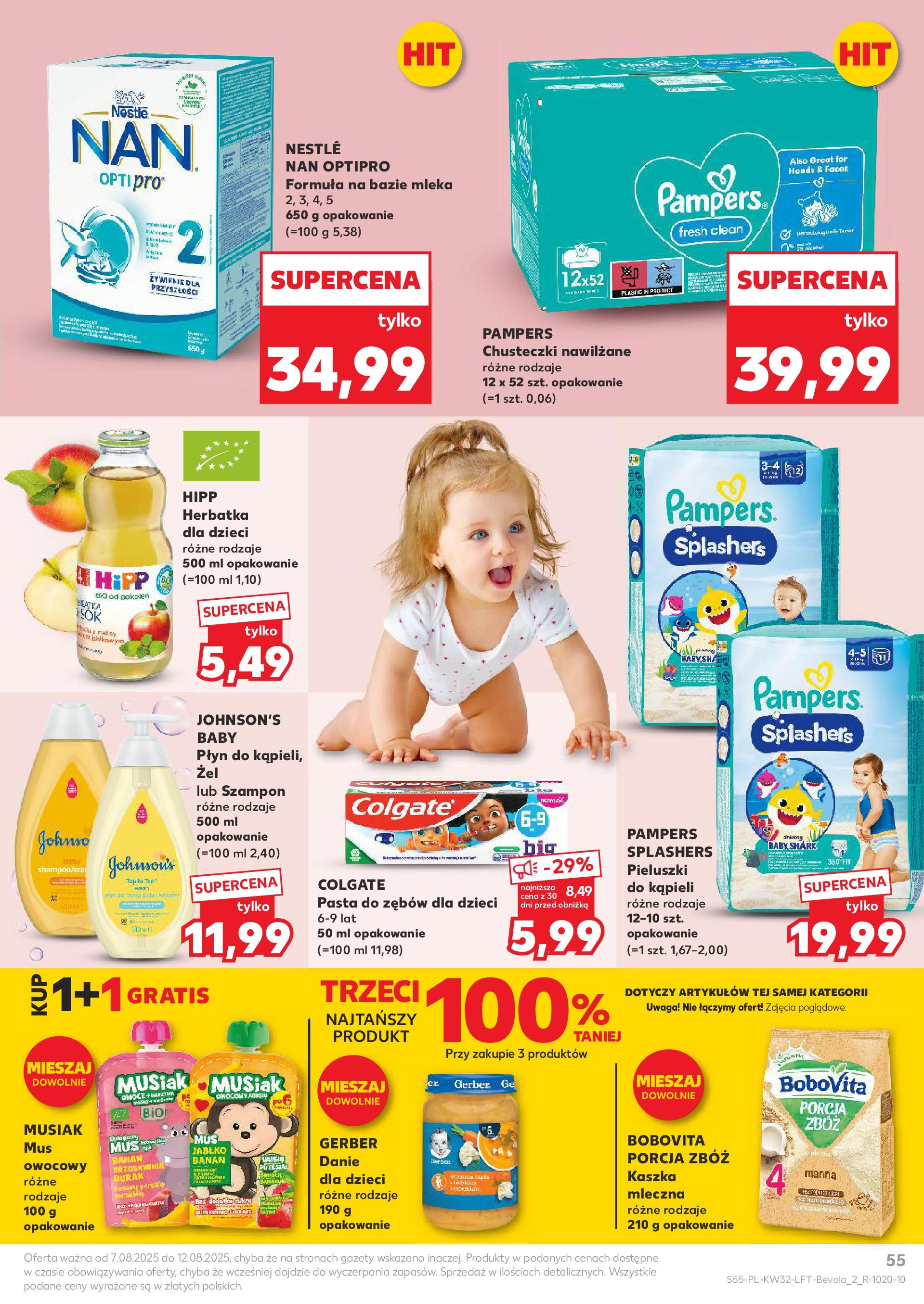 Kaufland gazetka (07.08.2025) - od jutra | Strona: 55 | Produkty: Szampon, Banan, Pasta do zębów, Owoce Kaufland gazetka od 07.08.2025 - od jutra PDF | Strona: 55 | Produkty: Szampon, Banan, Pasta do zębów, Owoce