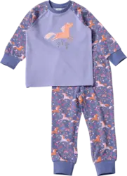 ALANA Schlafanzug mit Einhorn-Muster, lila, Gr. 104