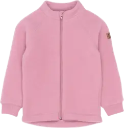 Mikk-Line Jacke mit Merinowolle, rosa, Gr. 86/92