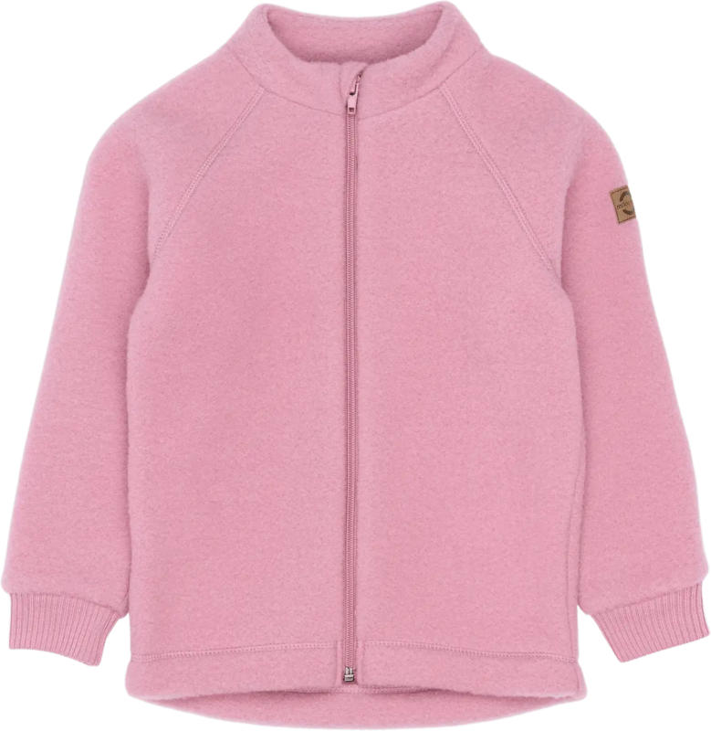 Mikk-Line Jacke mit Merinowolle, rosa, Gr. 122/128