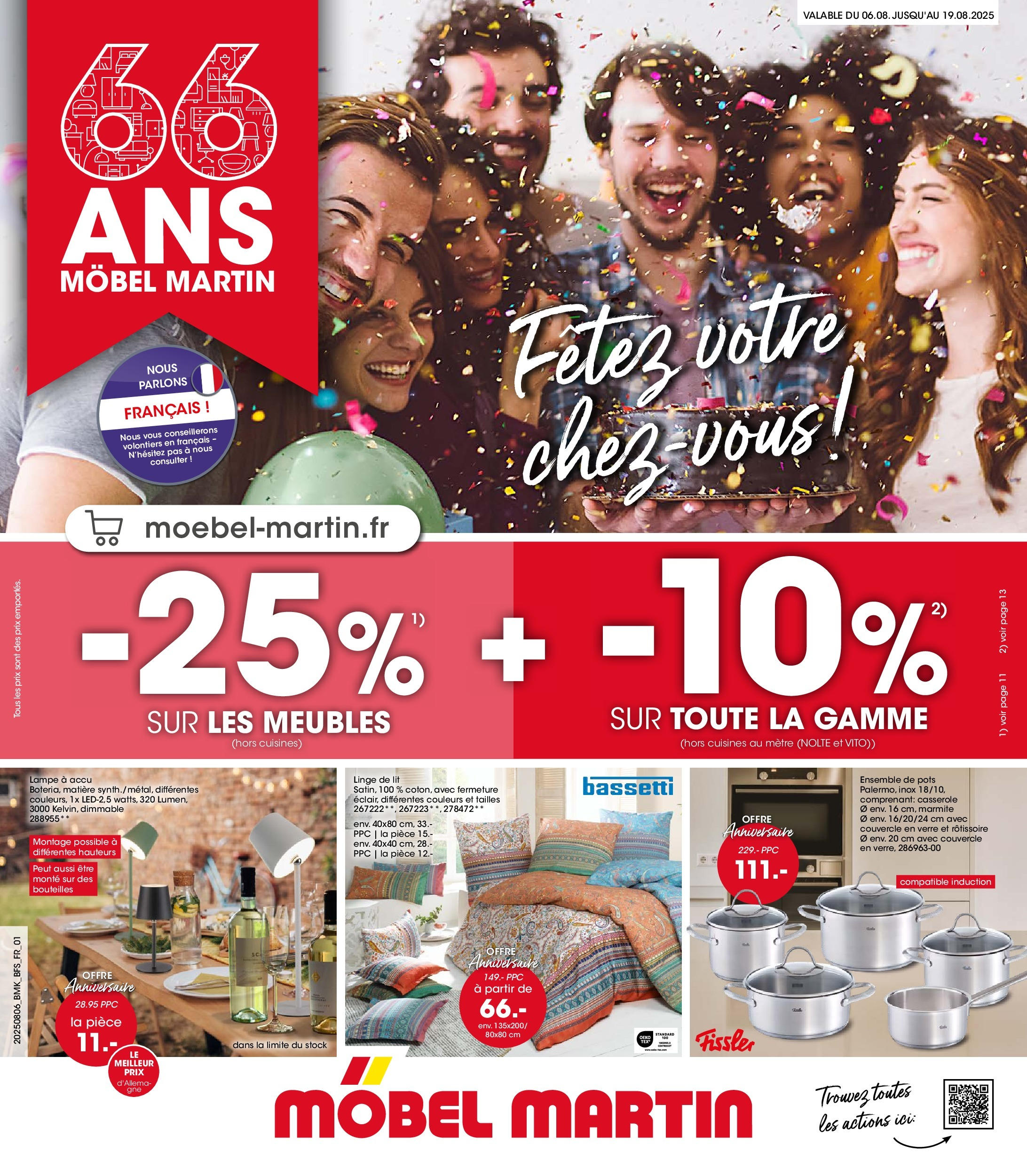 Möbel Martin - Möbel Martin: Offres hebdomadaires à partir du 05/08/2025 - promo en ligne | Page: 1 | Produits: Mètre, Casserole, Lit, Lampe Möbel Martin - Möbel Martin: Offres hebdomadaires à partir du 05/08/2025 - promo en ligne | Page: 1 | Produits: Mètre, Casserole, Lit, Lampe