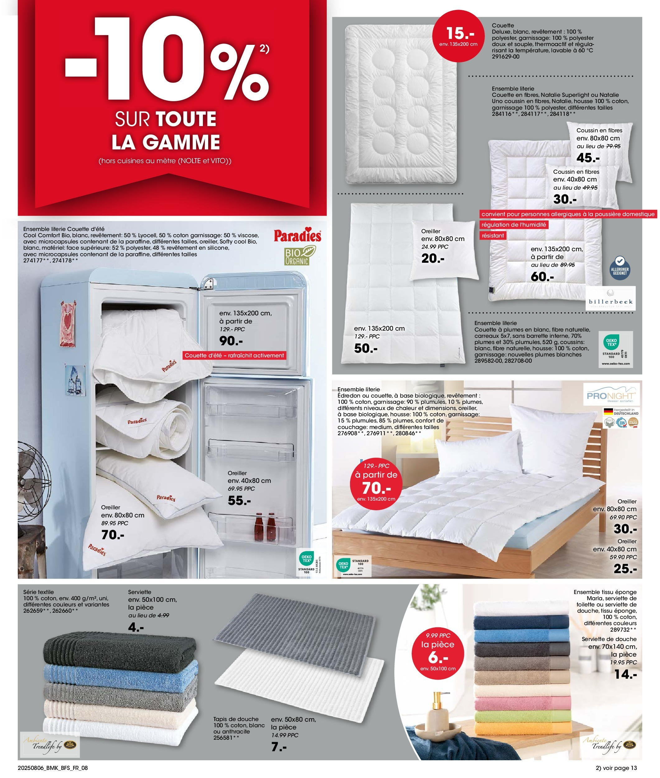 Möbel Martin - Möbel Martin: Offres hebdomadaires à partir du 05/08/2025 - promo en ligne | Page: 8 | Produits: Mètre, Oreiller, Literie, Couette Möbel Martin - Möbel Martin: Offres hebdomadaires à partir du 05/08/2025 - promo en ligne | Page: 8 | Produits: Mètre, Oreiller, Literie, Couette