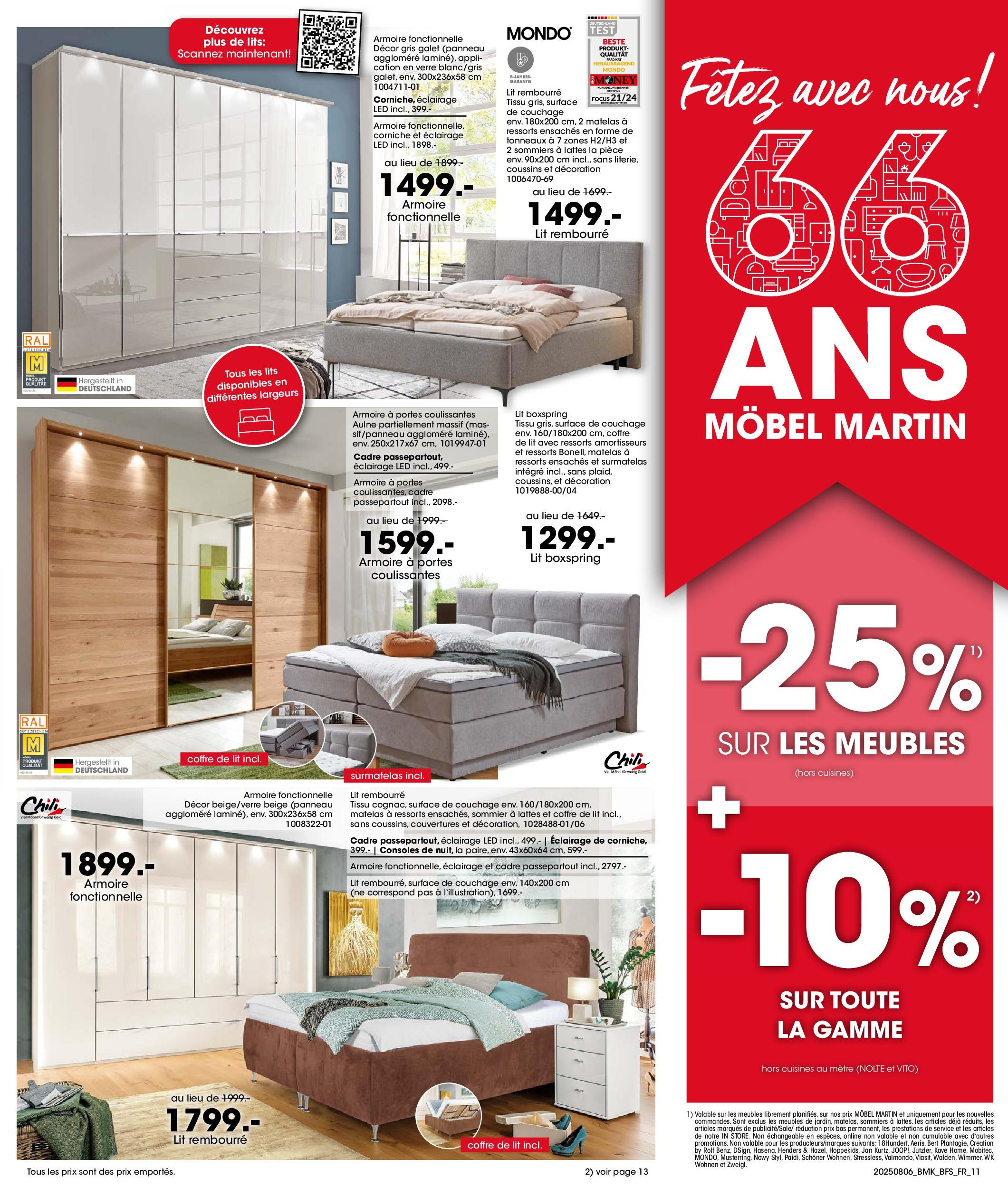 Möbel Martin - Möbel Martin: Offres hebdomadaires à partir du 05/08/2025 - promo en ligne | Page: 11 | Produits: Matelas, Armoire, Sommier, Cadre Möbel Martin - Möbel Martin: Offres hebdomadaires à partir du 05/08/2025 - promo en ligne | Page: 11 | Produits: Matelas, Armoire, Sommier, Cadre
