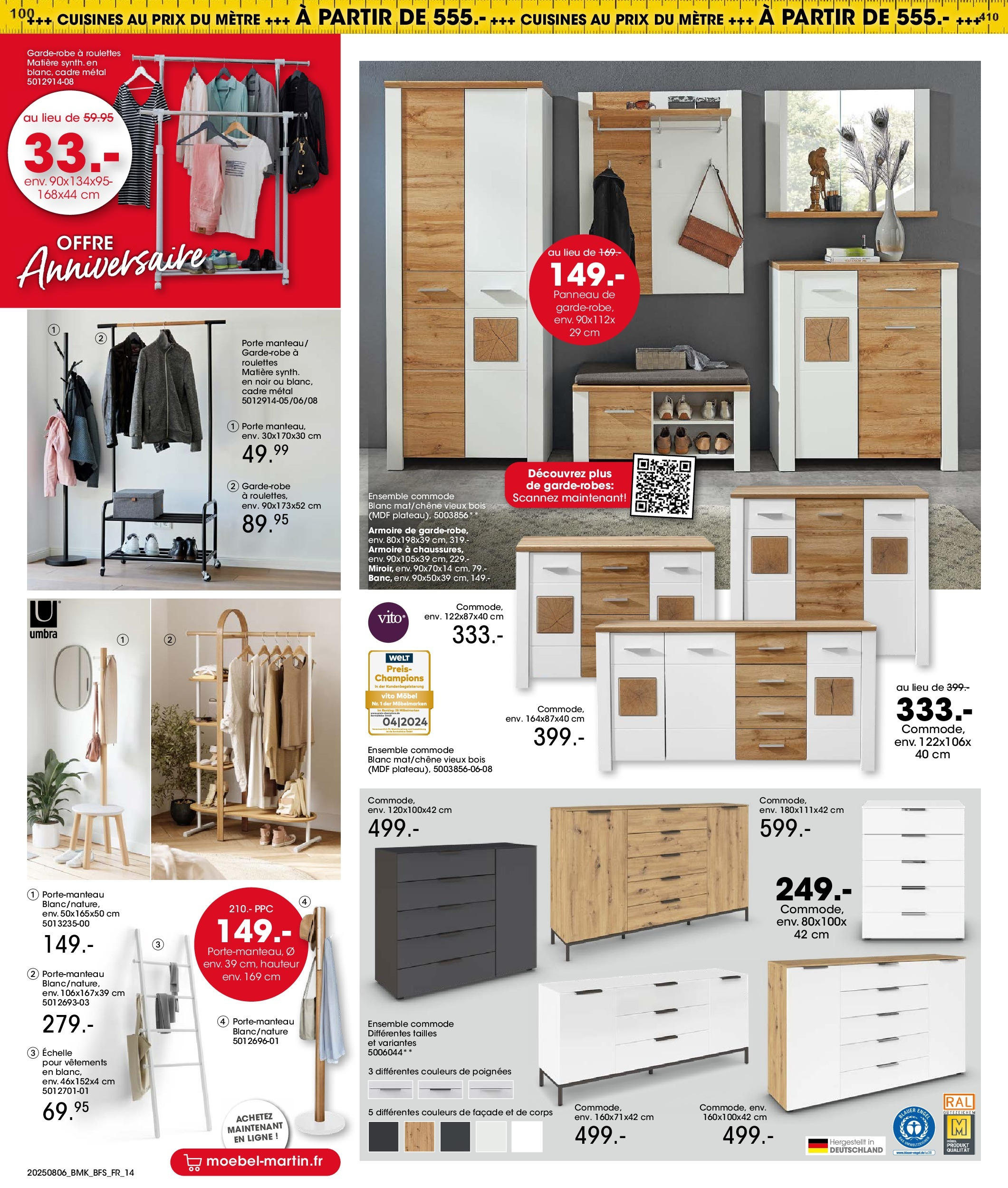 Möbel Martin - Möbel Martin: Offres hebdomadaires à partir du 05/08/2025 - promo en ligne | Page: 14 | Produits: Mètre, Poignées, Armoire, Commode Möbel Martin - Möbel Martin: Offres hebdomadaires à partir du 05/08/2025 - promo en ligne | Page: 14 | Produits: Mètre, Poignées, Armoire, Commode