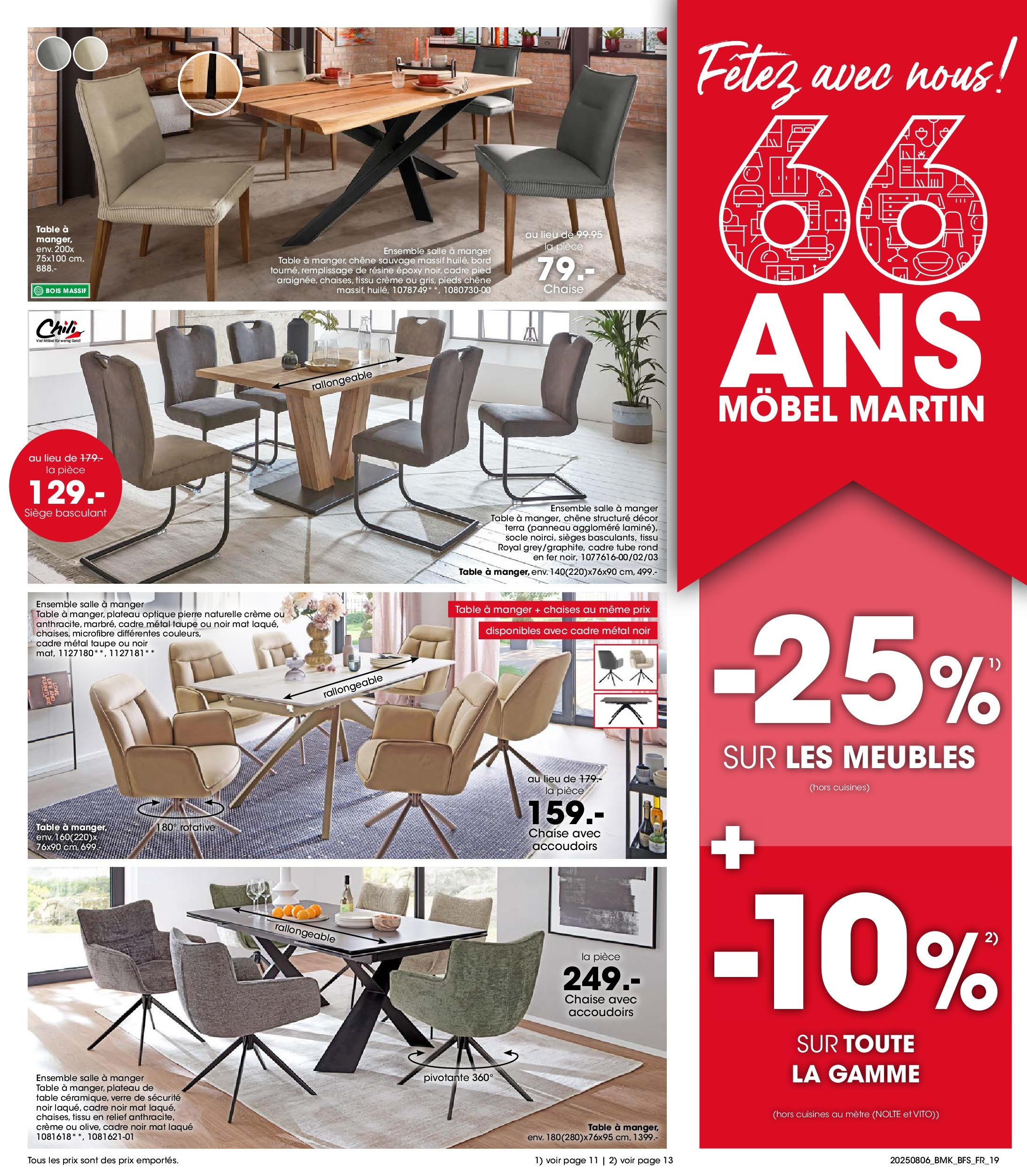 Möbel Martin - Möbel Martin: Offres hebdomadaires à partir du 05/08/2025 - promo en ligne | Page: 19 | Produits: Plateau, Table, Table à manger, Cadre Möbel Martin - Möbel Martin: Offres hebdomadaires à partir du 05/08/2025 - promo en ligne | Page: 19 | Produits: Plateau, Table, Table à manger, Cadre