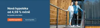 Nová hypotéka od 4,59 % ročně