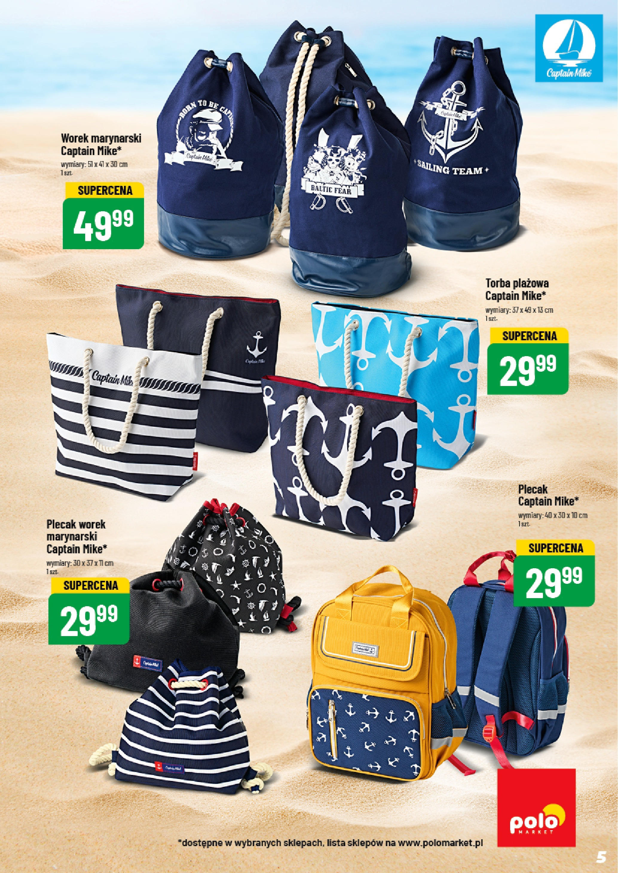 POLOmarket gazetka od jutra (06.08.2025) | Nowa PDF | Strona: 5 | Produkty: Plecak, Torba POLOmarket gazetka od jutra (06.08.2025) - Nowa PDF | Strona: 5 | Produkty: Plecak, Torba