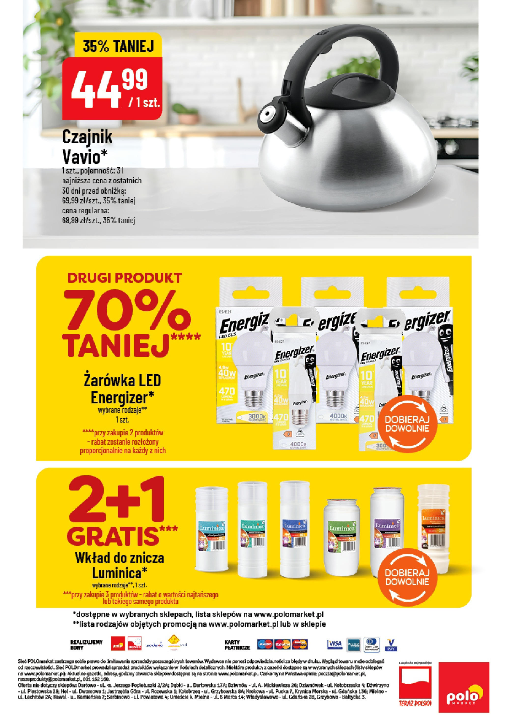 POLOmarket gazetka od jutra (06.08.2025) | Nowa PDF | Strona: 8 | Produkty: Czajnik POLOmarket gazetka od jutra (06.08.2025) - Nowa PDF | Strona: 8 | Produkty: Czajnik