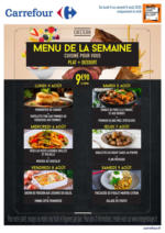 Carrefour MENU CAFÉTÉRIA - au 09.08.2025