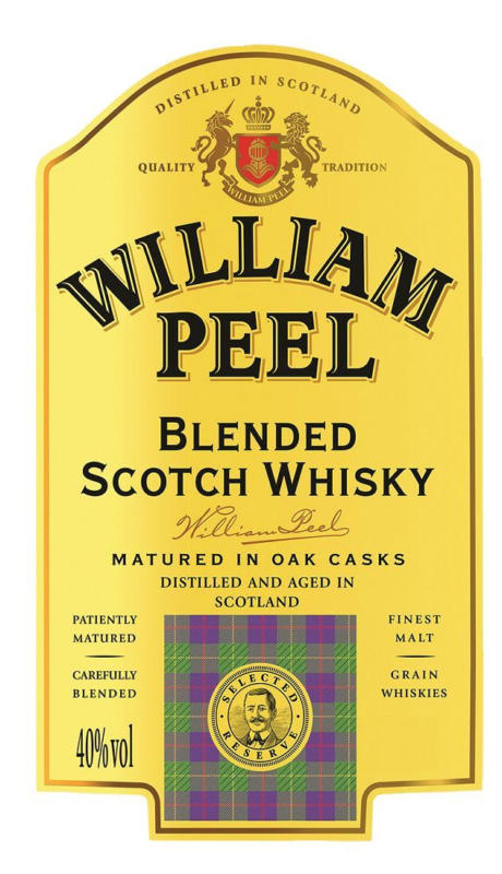 William Peel Шотландско уиски 40% vol