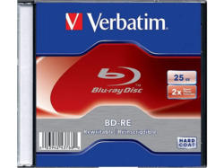 VERBatIM Blu Ray BD-RE Single-Layer 25GB 1er Jewel Case Rohling