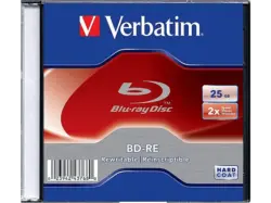 VERBatIM Blu Ray BD-RE Single-Layer 25GB 1er Jewel Case Rohling
