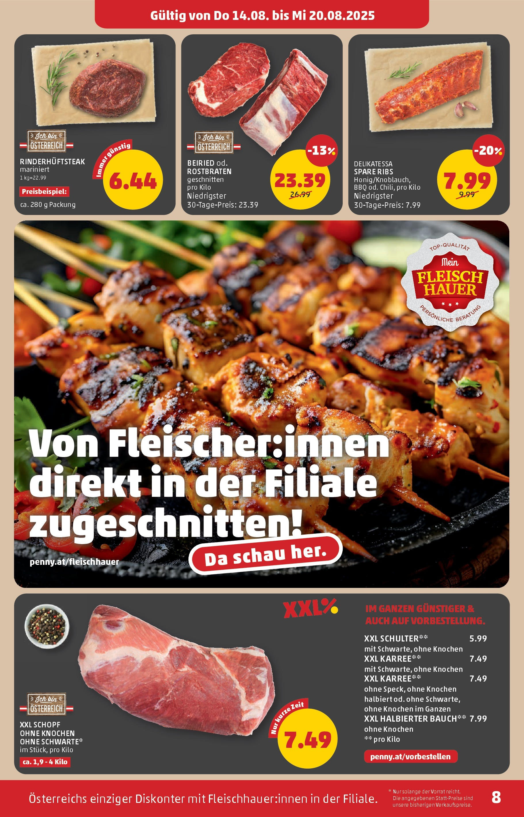 Penny Markt Flugblatt ab (14.08.2025) - Angebote, Prospekt | Seite: 8