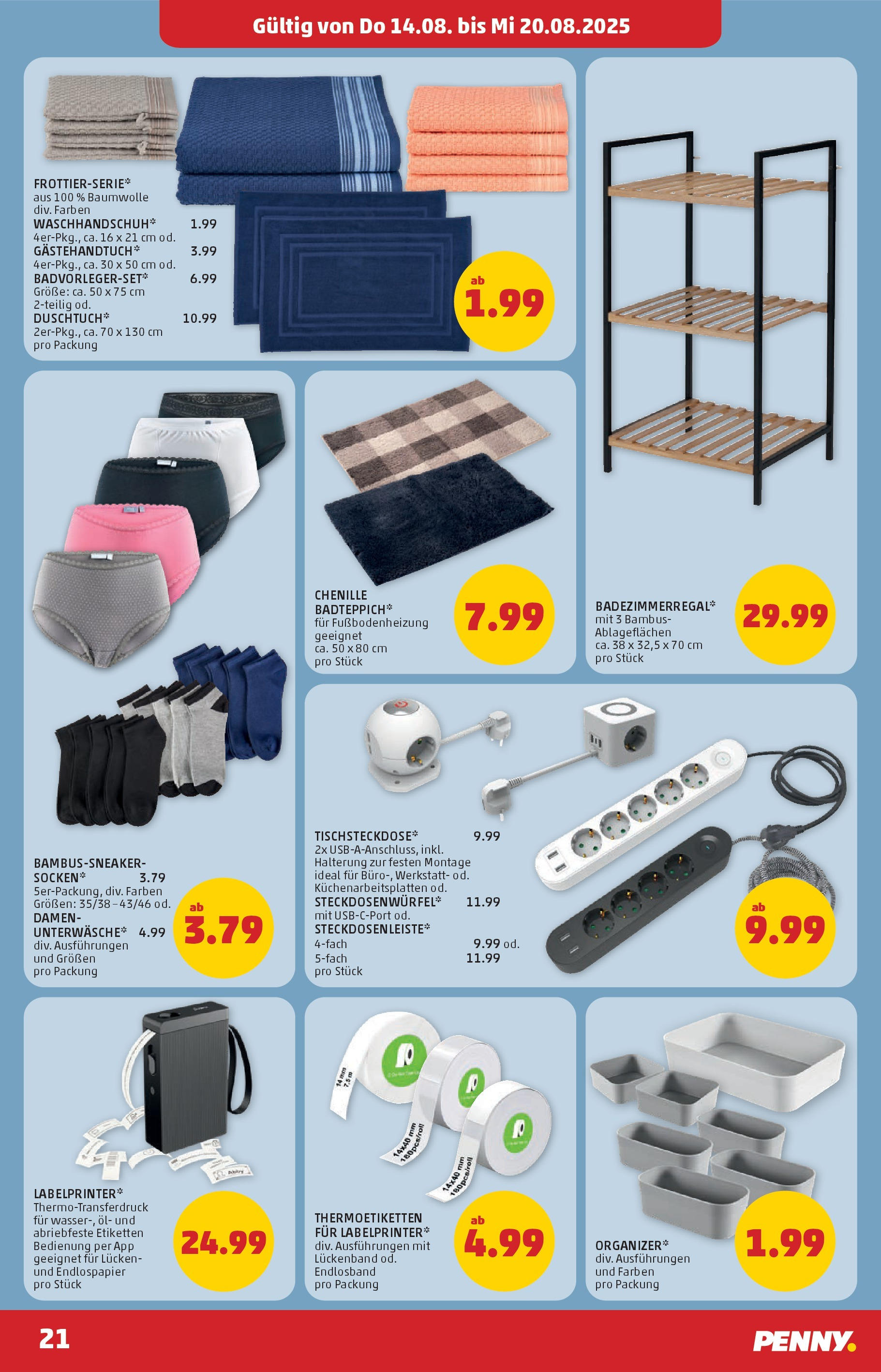 Penny Markt Flugblatt ab (14.08.2025) - Angebote, Prospekt | Seite: 21 | Produkte: Öl