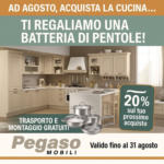 Pegaso Mobili Valido fino al 31 agosto - al 31.08.2025