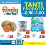 Famila Market TANTI PRODOTTI DA 0,50 A 3,00€ - al 19.08.2025