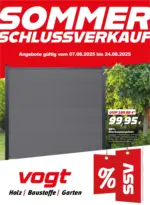 Alfred Vogt GmbH & Co. KG Sommerschlussverkauf gültig bis 24.08.2025 - bis 20.08.2025