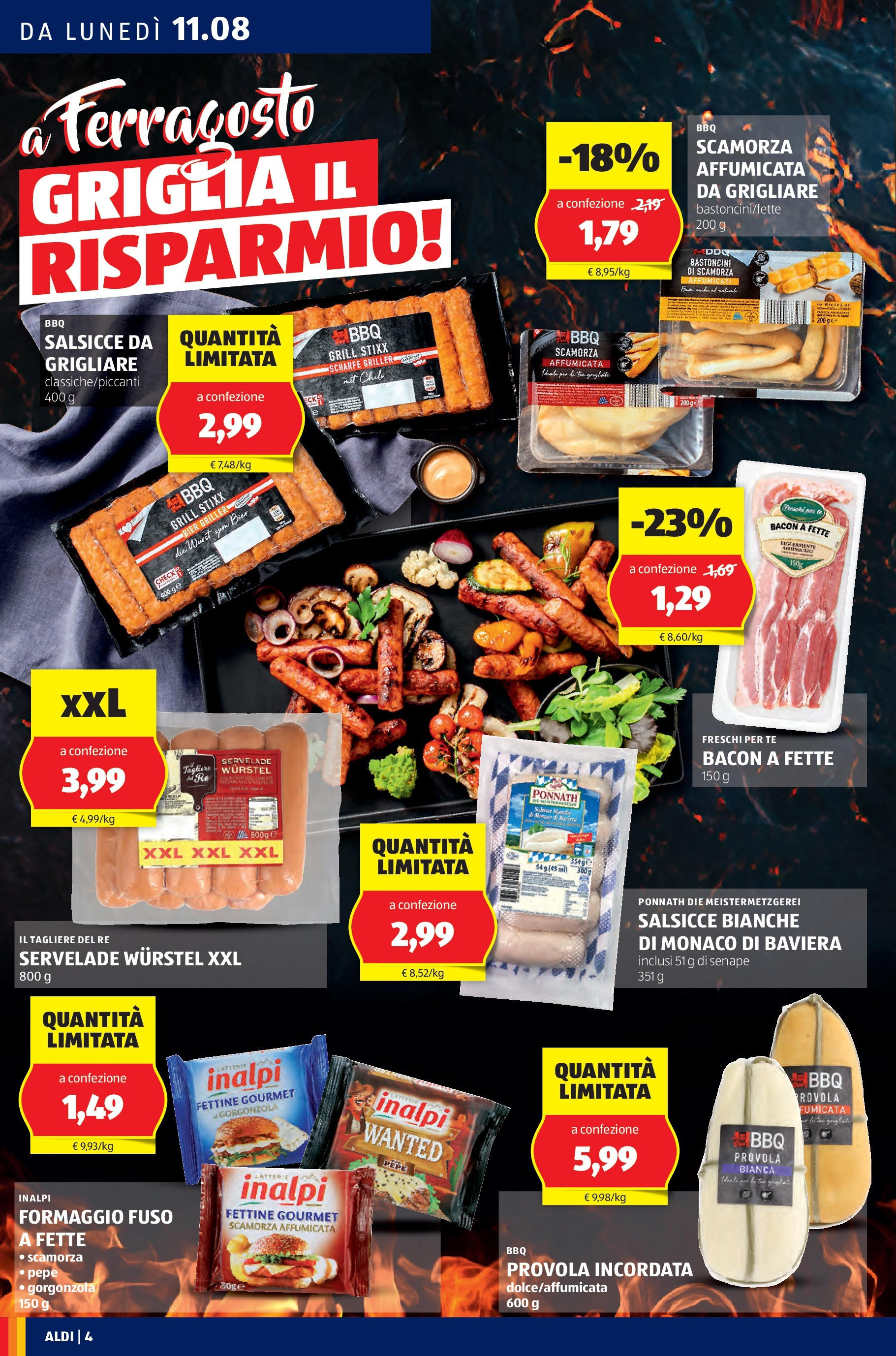 Aldi - A Ferragosto griglia il risparmio! dal 10/08/2025 anteprima > nuovo offerte!β³ | Pagina: 4 | Prodotti: Pepe, Formaggio, Provola, Griglia Nuovo Aldi - A Ferragosto griglia il risparmio! dal 10/08/2025 > offerte anteprima ποΈ | Pagina: 4 | Prodotti: Pepe, Formaggio, Provola, Griglia