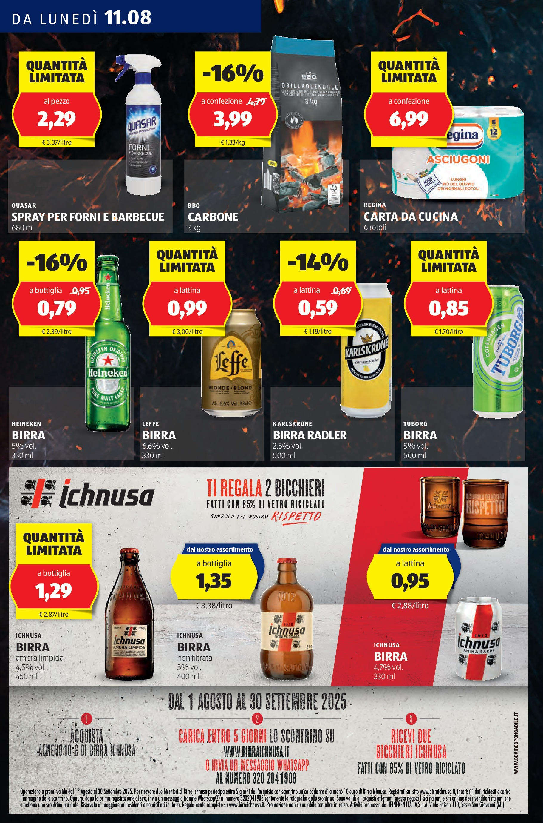 Aldi - A Ferragosto griglia il risparmio! dal 10/08/2025 anteprima > nuovo offerte!β³ | Pagina: 8 | Prodotti: Birra, Griglia, Heineken, Bottiglia Nuovo Aldi - A Ferragosto griglia il risparmio! dal 10/08/2025 > offerte anteprima ποΈ | Pagina: 8 | Prodotti: Birra, Griglia, Heineken, Bottiglia