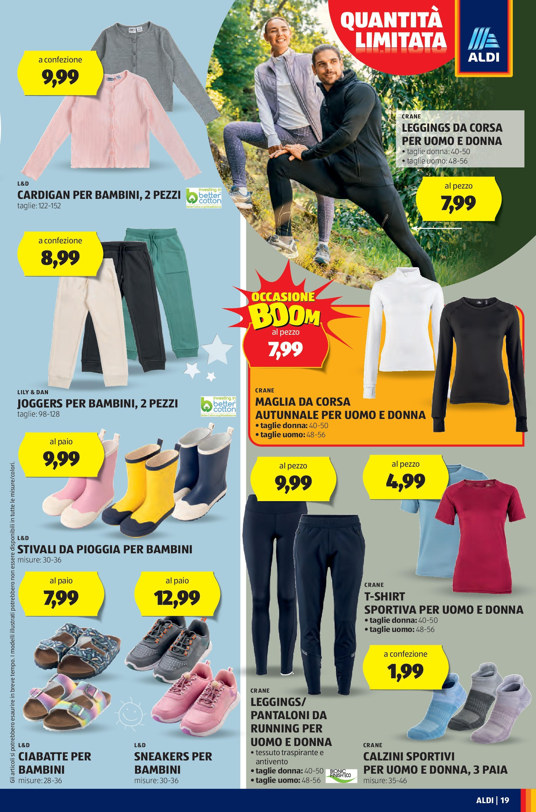 Aldi - A Ferragosto griglia il risparmio! dal 10/08/2025 anteprima > nuovo offerte!β³ | Pagina: 19 | Prodotti: Calzini, Leggings, Stivali, T-shirt Nuovo Aldi - A Ferragosto griglia il risparmio! dal 10/08/2025 > offerte anteprima ποΈ | Pagina: 19 | Prodotti: Calzini, Leggings, Stivali, T-shirt