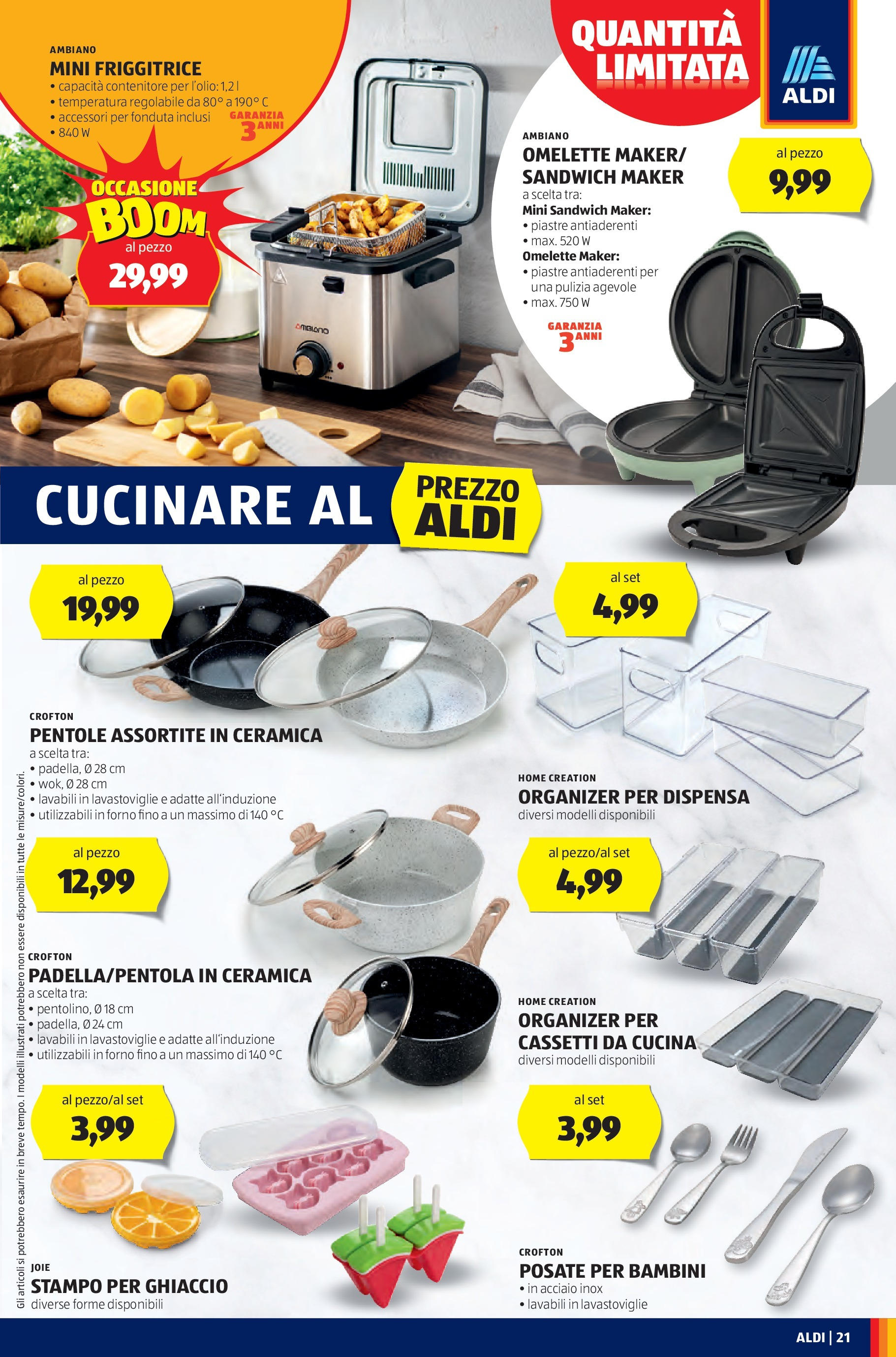Aldi - A Ferragosto griglia il risparmio! dal 10/08/2025 anteprima > nuovo offerte!β³ | Pagina: 21 | Prodotti: Posate, Lavastoviglie, Forno, Friggitrice Nuovo Aldi - A Ferragosto griglia il risparmio! dal 10/08/2025 > offerte anteprima ποΈ | Pagina: 21 | Prodotti: Posate, Lavastoviglie, Forno, Friggitrice