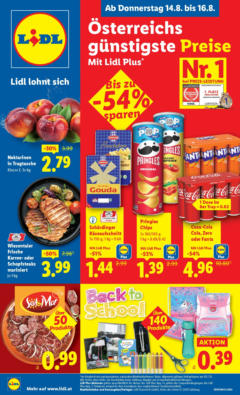 Vorschau der Angebote: Lidl Wien gültig ab 14.08.2025
