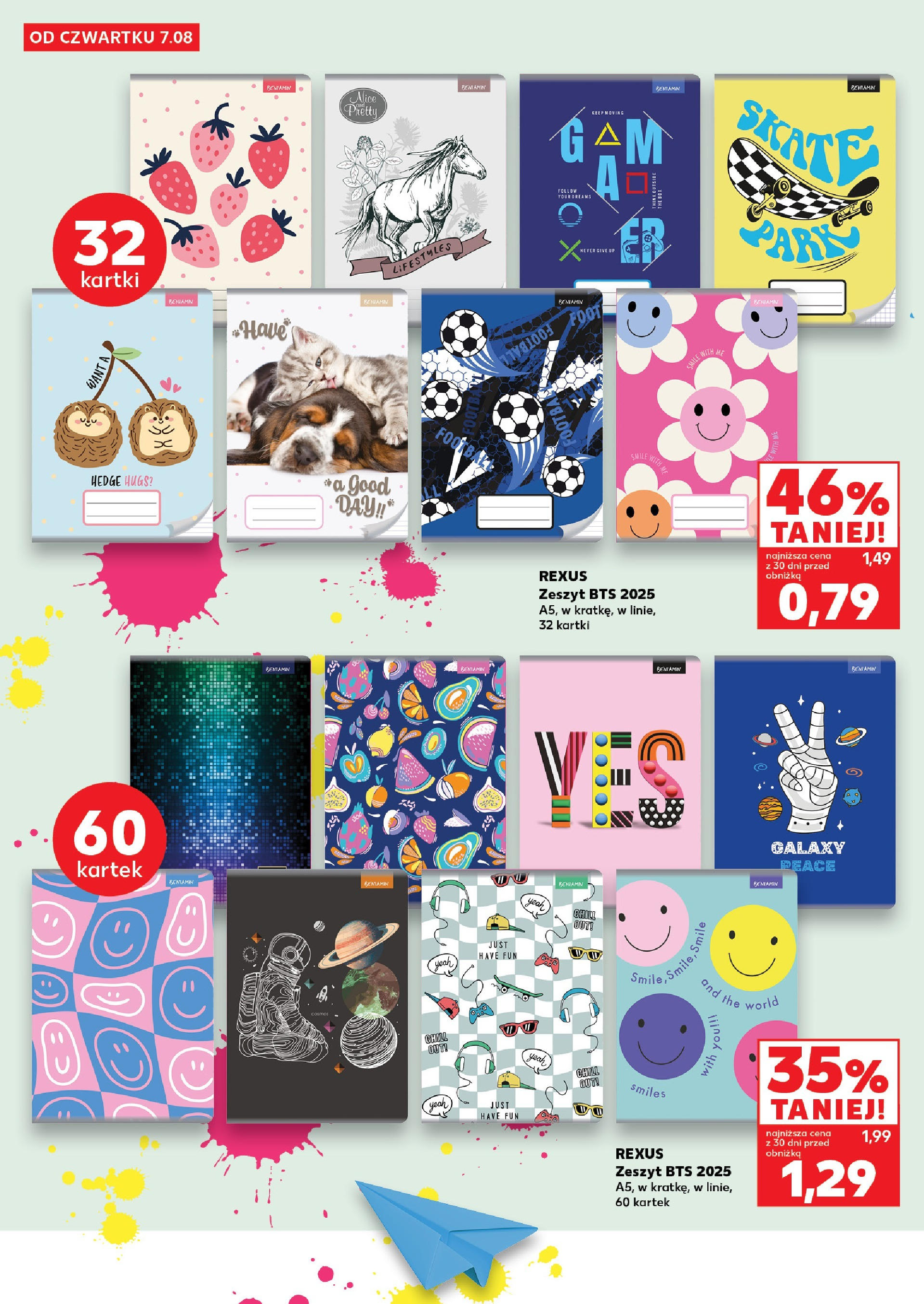 Kaufland gazetka - Do Szkoły Like A Szef od 07.08.2025 - od jutra PDF | Strona: 4 | Produkty: Zeszyt