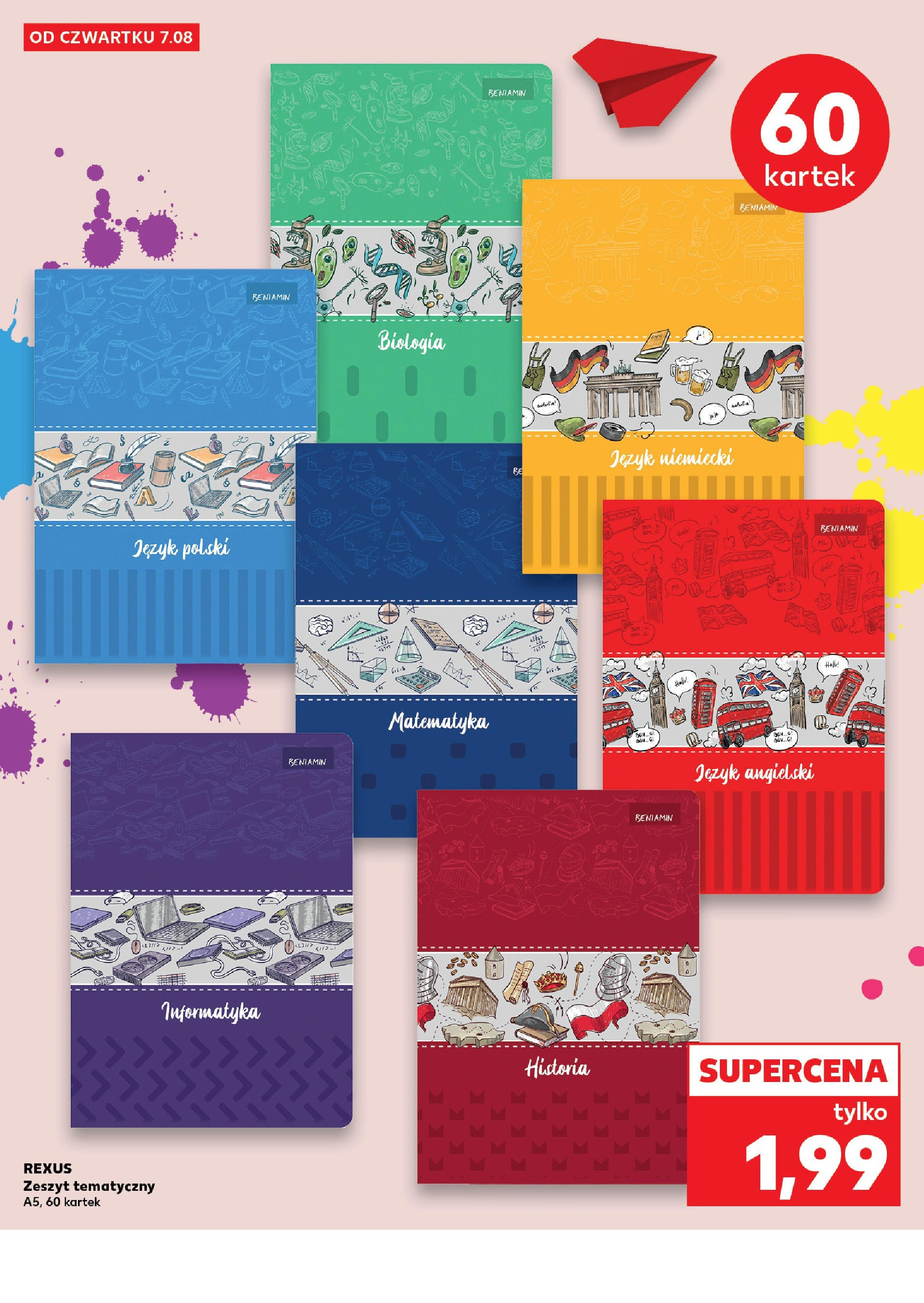 Kaufland gazetka - Do Szkoły Like A Szef od 07.08.2025 - od jutra PDF | Strona: 6 | Produkty: Zeszyt
