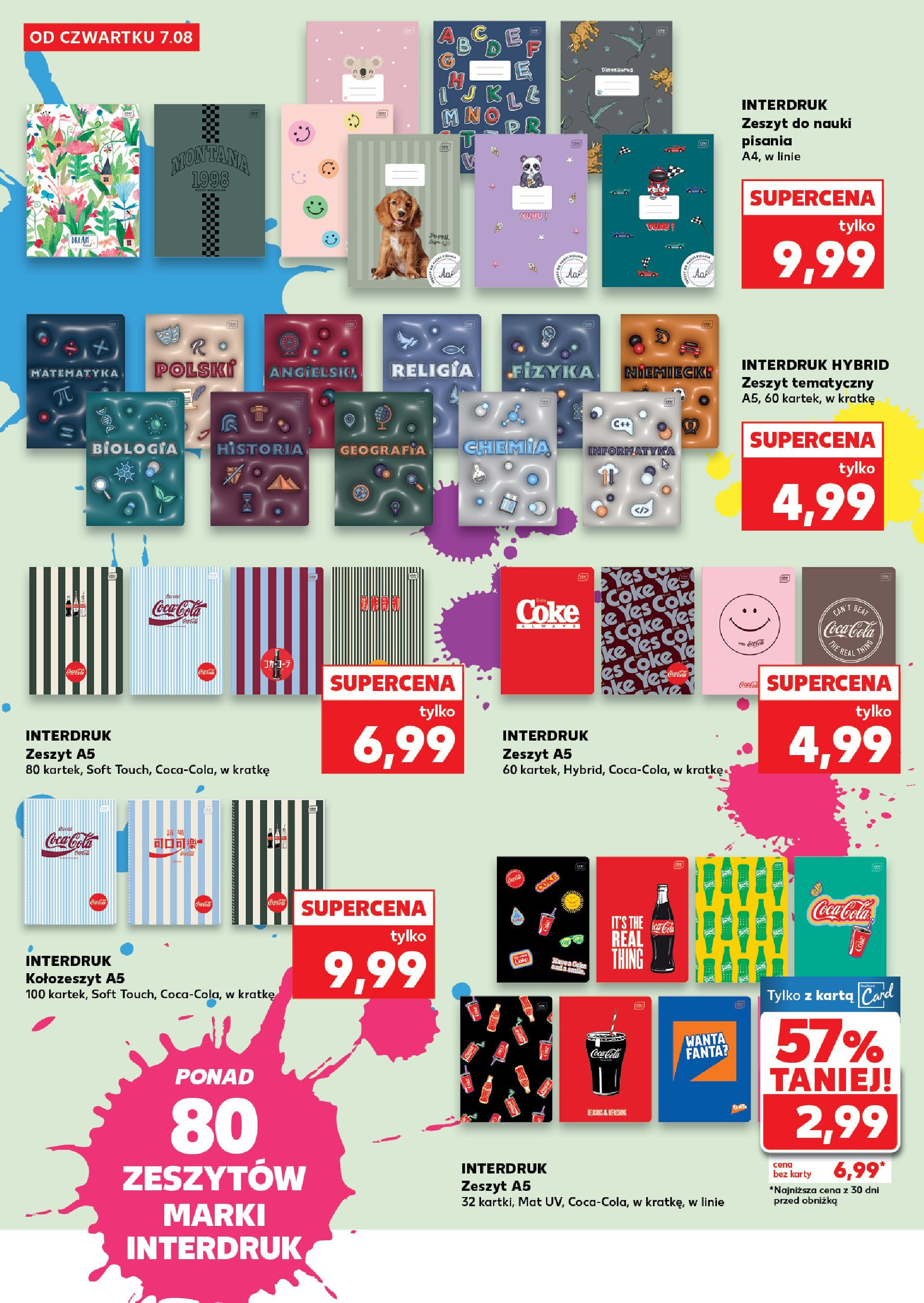 Kaufland gazetka - Do Szkoły Like A Szef od 07.08.2025 - od jutra PDF | Strona: 14 | Produkty: Karta, Zeszyt, Coca cola