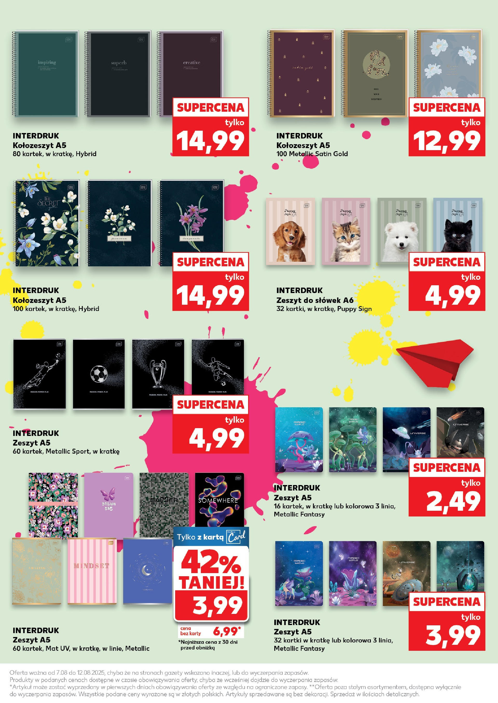 Kaufland gazetka - Do Szkoły Like A Szef od 07.08.2025 - od jutra PDF | Strona: 15 | Produkty: Karta, Zeszyt