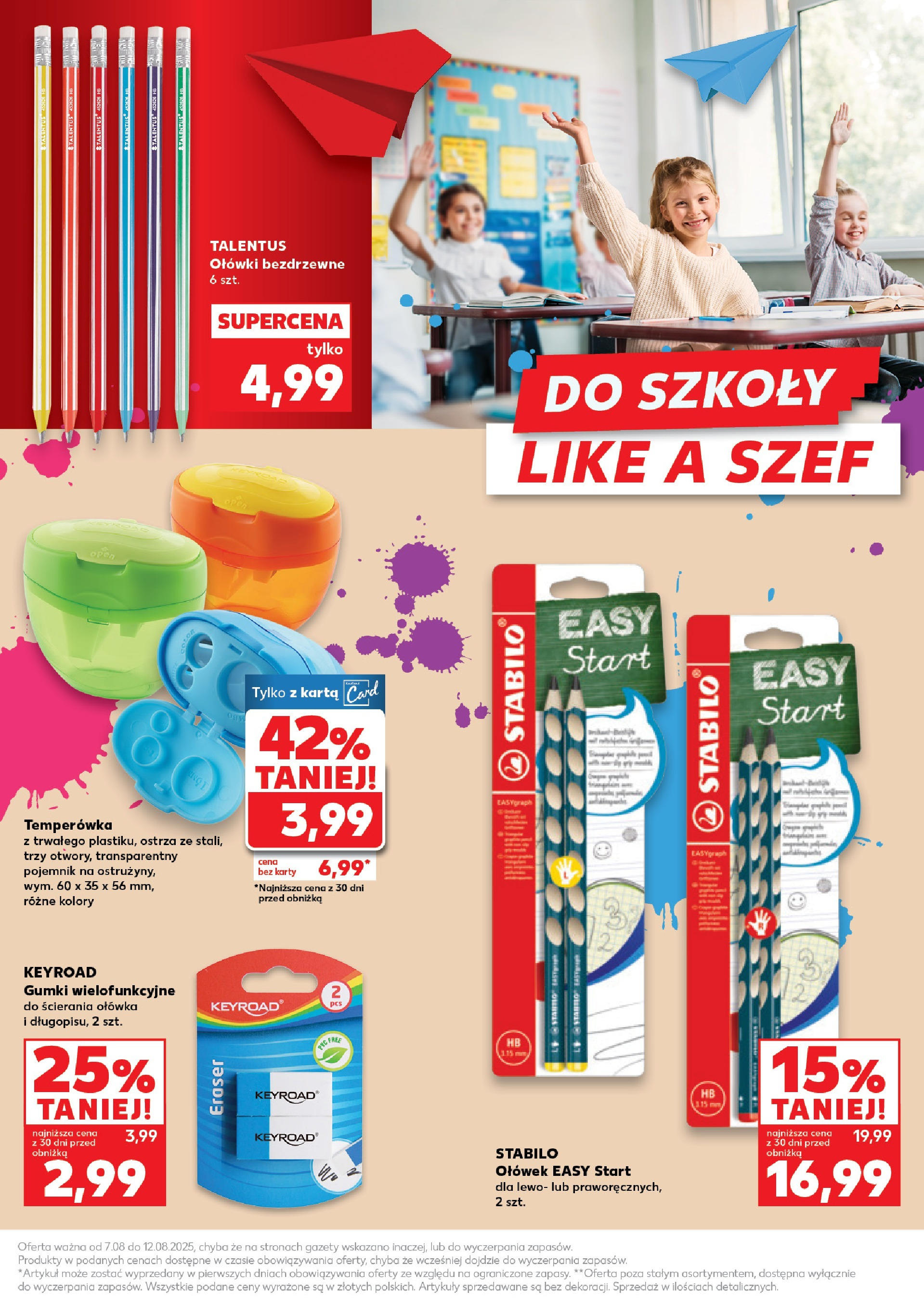 Kaufland gazetka - Do Szkoły Like A Szef od 07.08.2025 - od jutra PDF | Strona: 21 | Produkty: Karta, Temperówka