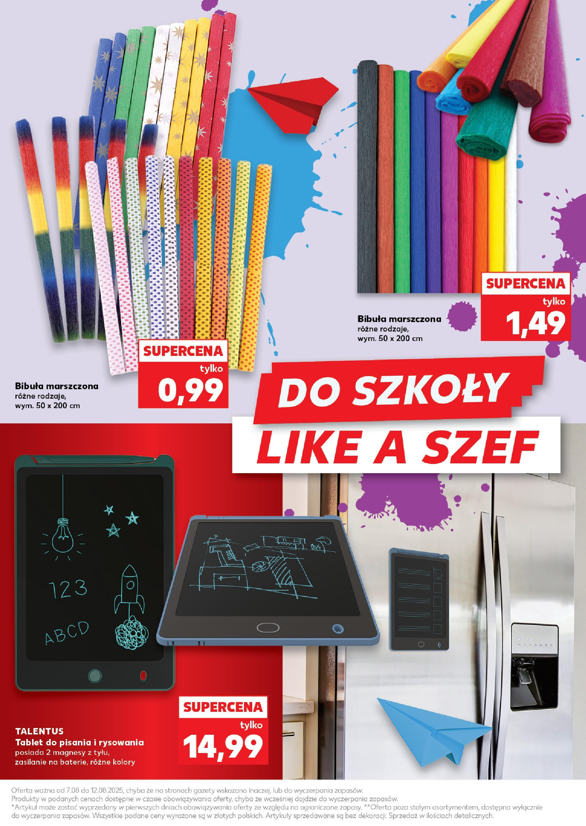 Kaufland gazetka - Do Szkoły Like A Szef od 07.08.2025 - od jutra PDF | Strona: 27 | Produkty: Tablet