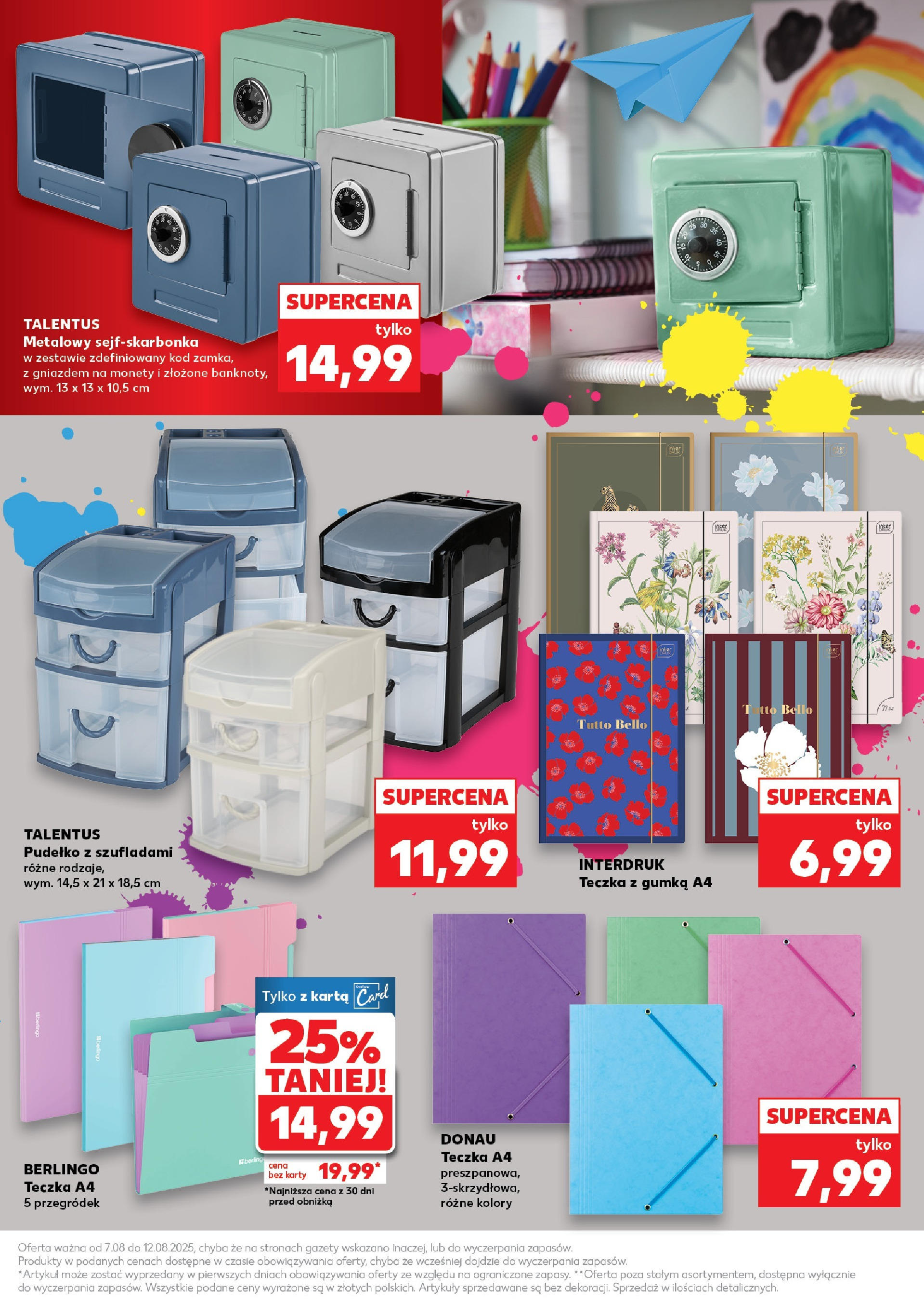 Kaufland gazetka - Do Szkoły Like A Szef od 07.08.2025 - od jutra PDF | Strona: 31 | Produkty: Karta, Pudełko