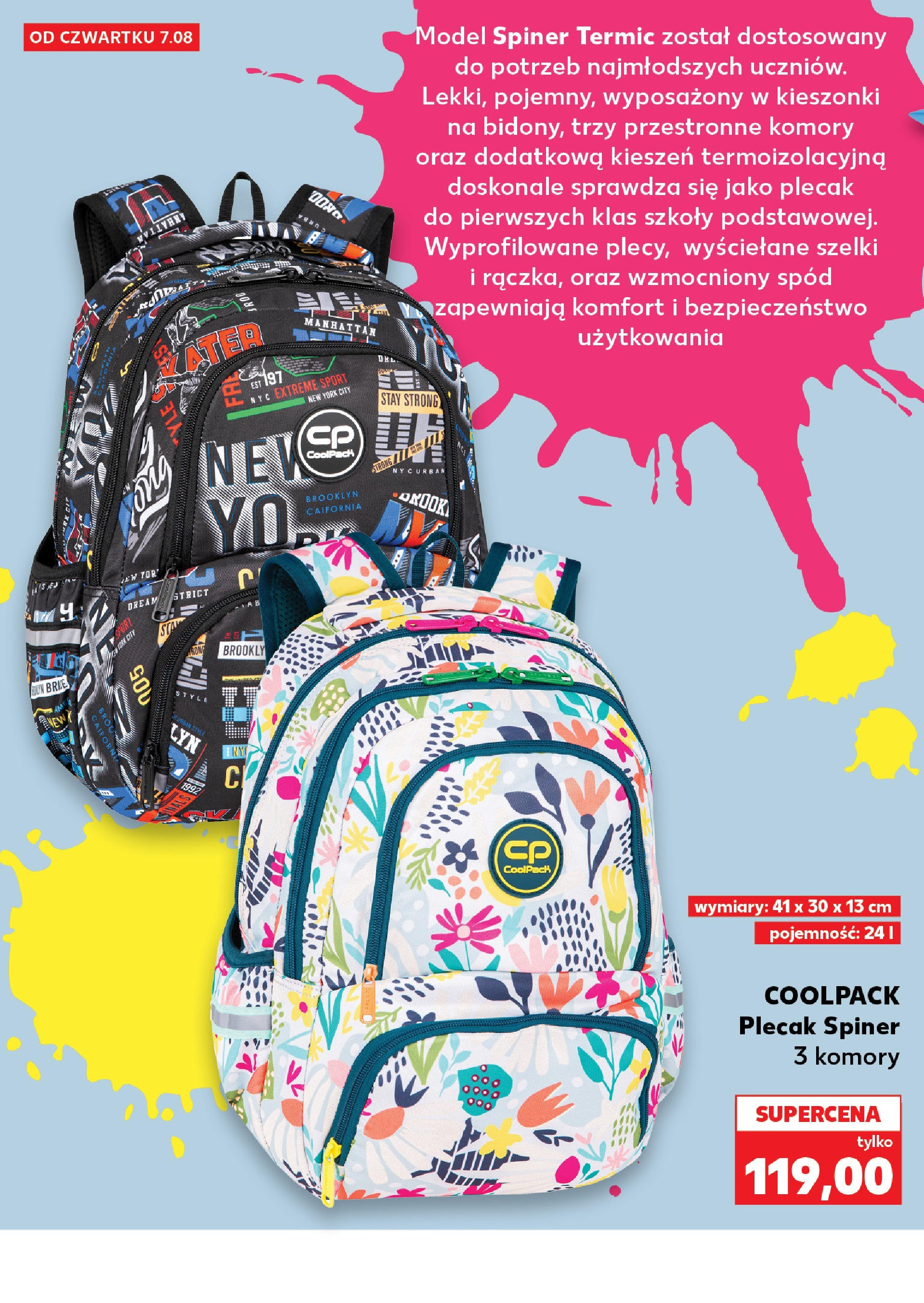 Kaufland gazetka - Do Szkoły Like A Szef od 07.08.2025 - od jutra PDF | Strona: 34 | Produkty: Plecak