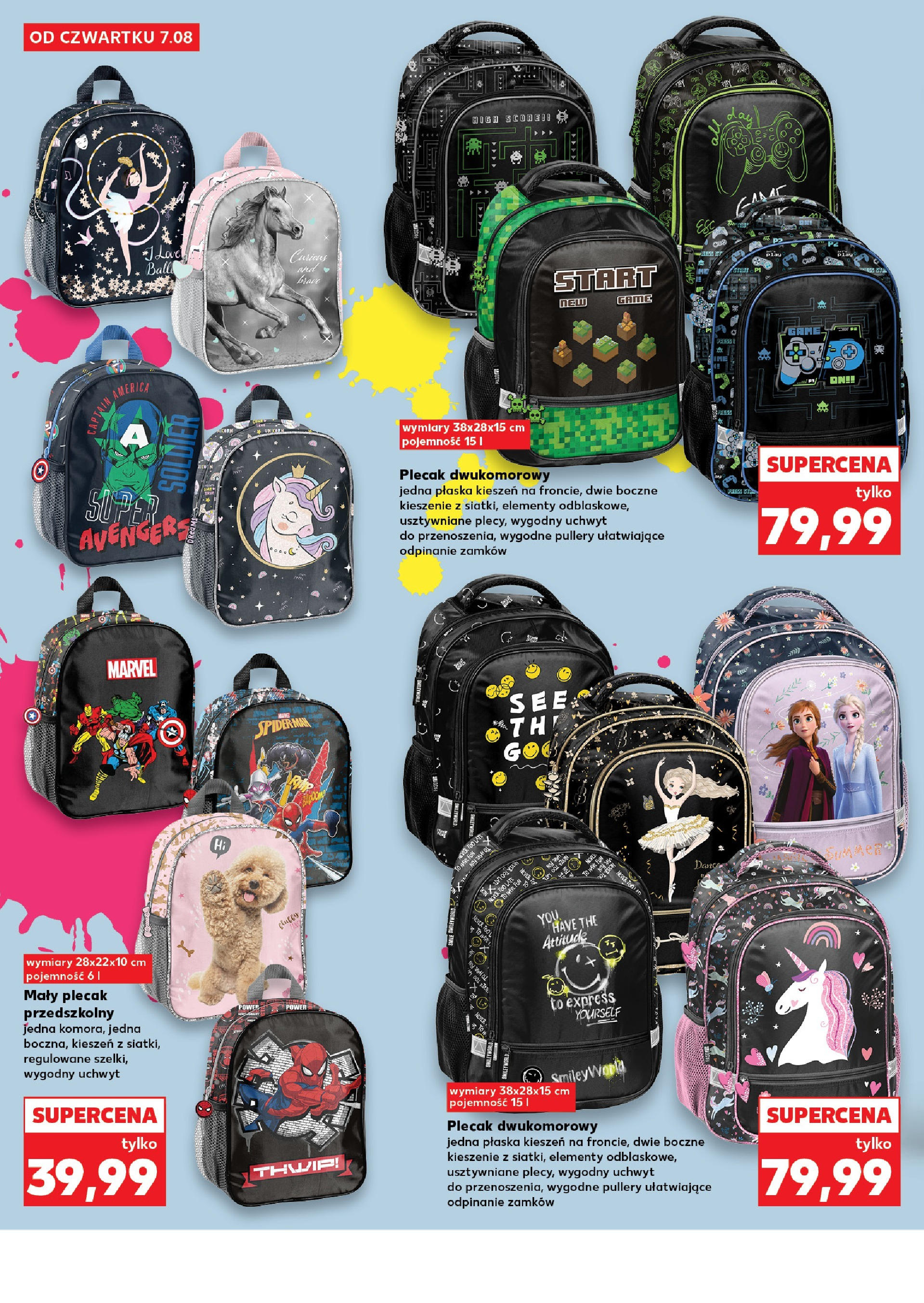 Kaufland gazetka - Do Szkoły Like A Szef od 07.08.2025 - od jutra PDF | Strona: 36 | Produkty: Plecak