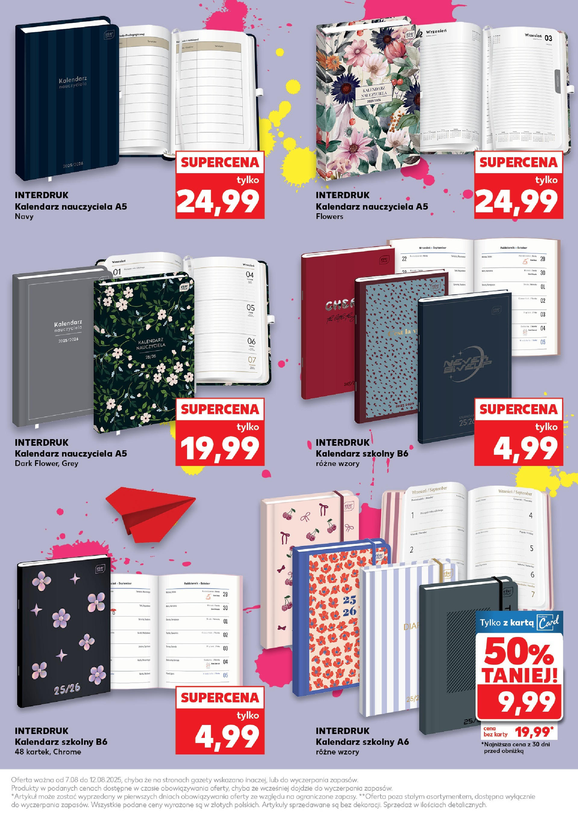 Kaufland gazetka - Do Szkoły Like A Szef od 07.08.2025 - od jutra PDF | Strona: 39 | Produkty: Karta, Kalendarz, Kalendarz szkolny