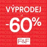 F&F Výprodej až -60 % – do 19.08.2025