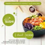 Eat Sushi Aout 2025 - au 31.08.2025