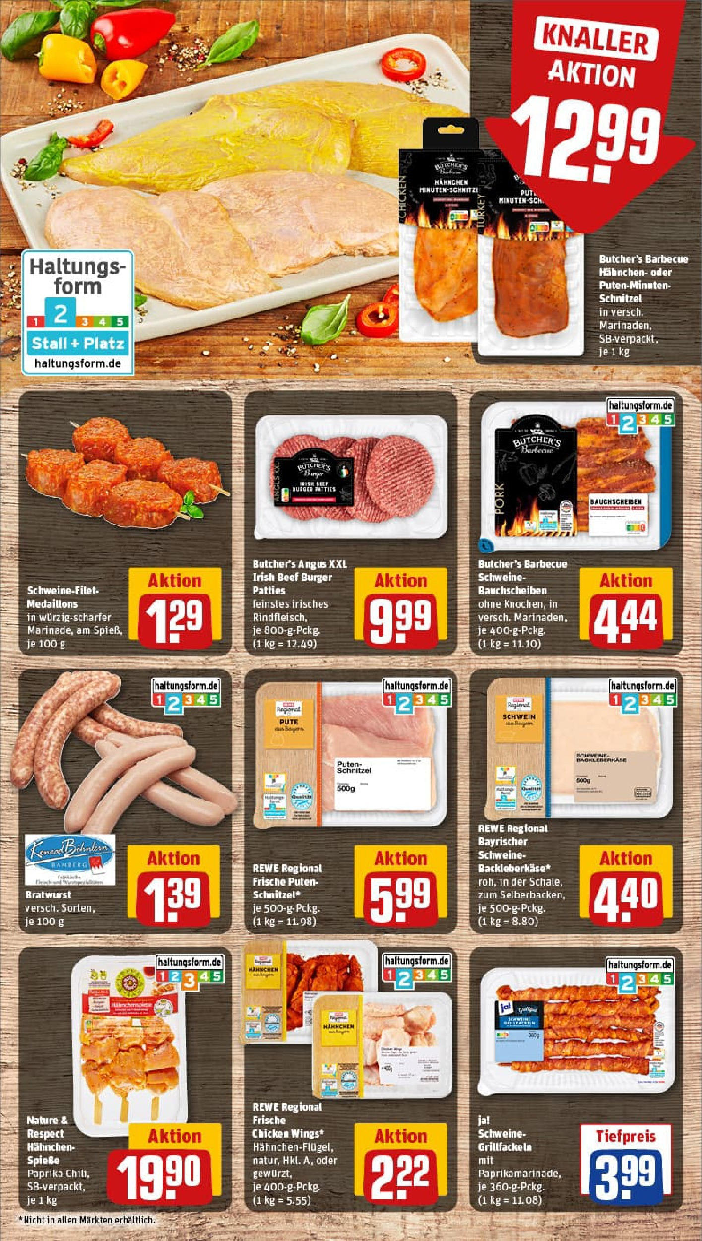 REWE Prospekt ab 11.08.2025 zum Blättern » Angebote | Seite: 8 | Produkte: Pute, Bratwurst, Spieße, Schweinefilet