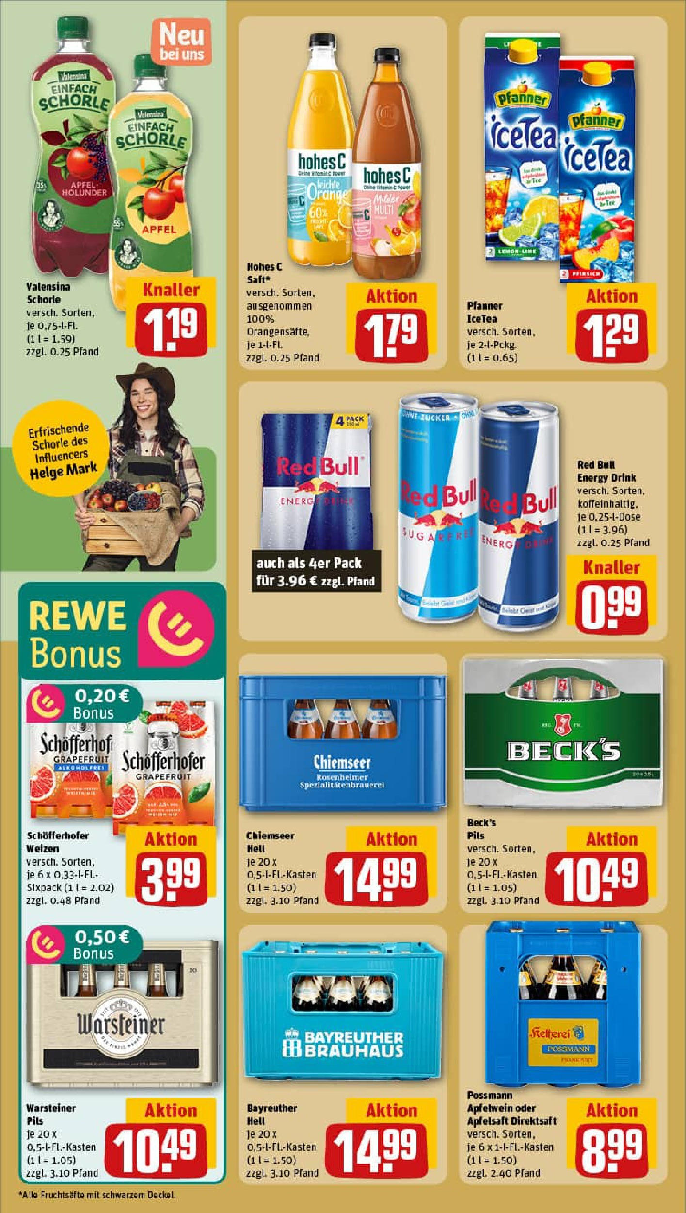 REWE Prospekt ab 10.08.2025 zum Blättern » Angebote | Seite: 18 | Produkte: Pils, Grapefruit, Warsteiner, Saft REWE Prospekt ab 10.08.2025 zum Blättern » Angebote | Seite: 18 | Produkte: Pils, Grapefruit, Warsteiner, Saft
