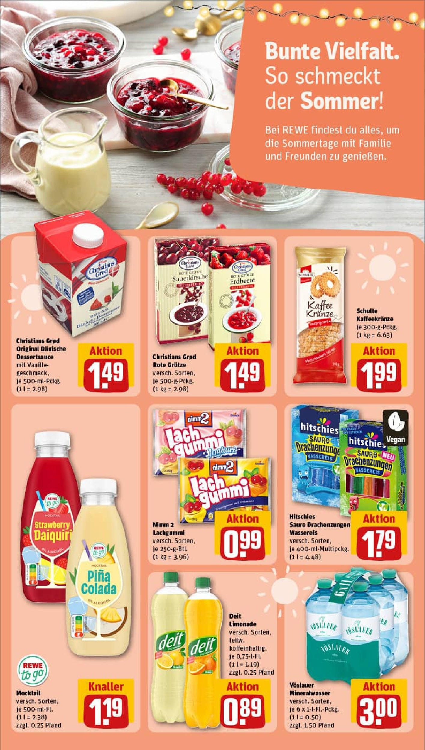 REWE Prospekt ab 11.08.2025 zum Blättern » Angebote | Seite: 16 | Produkte: Joghurt, Kaffee, Limonade, Mineralwasser REWE Prospekt ab 11.08.2025 zum Blättern » Angebote | Seite: 16 | Produkte: Joghurt, Kaffee, Limonade, Mineralwasser