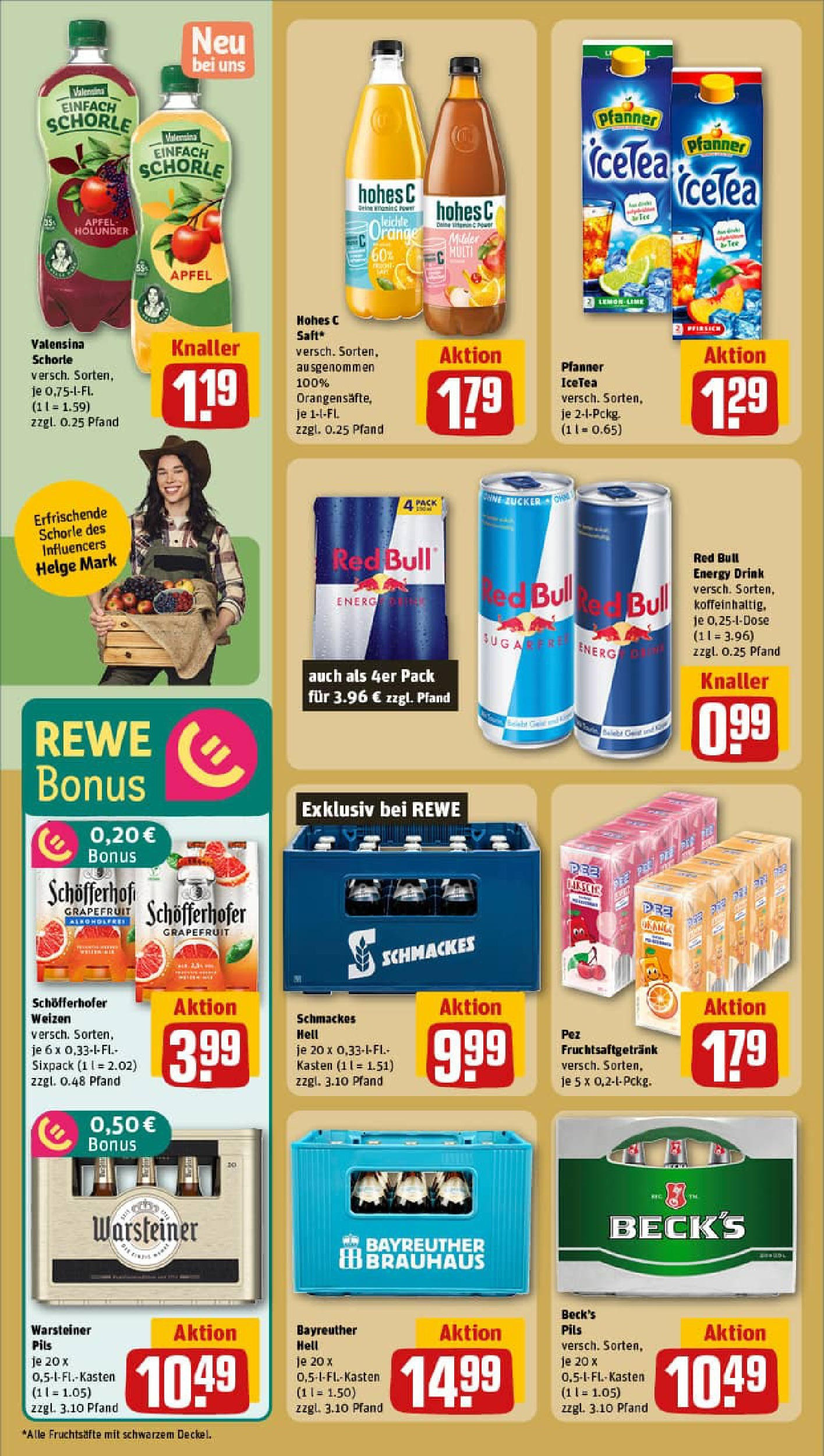 REWE Prospekt ab 11.08.2025 zum Blättern » Angebote | Seite: 18 | Produkte: Red bull, Pils, Grapefruit, Warsteiner REWE Prospekt ab 11.08.2025 zum Blättern » Angebote | Seite: 18 | Produkte: Red bull, Pils, Grapefruit, Warsteiner