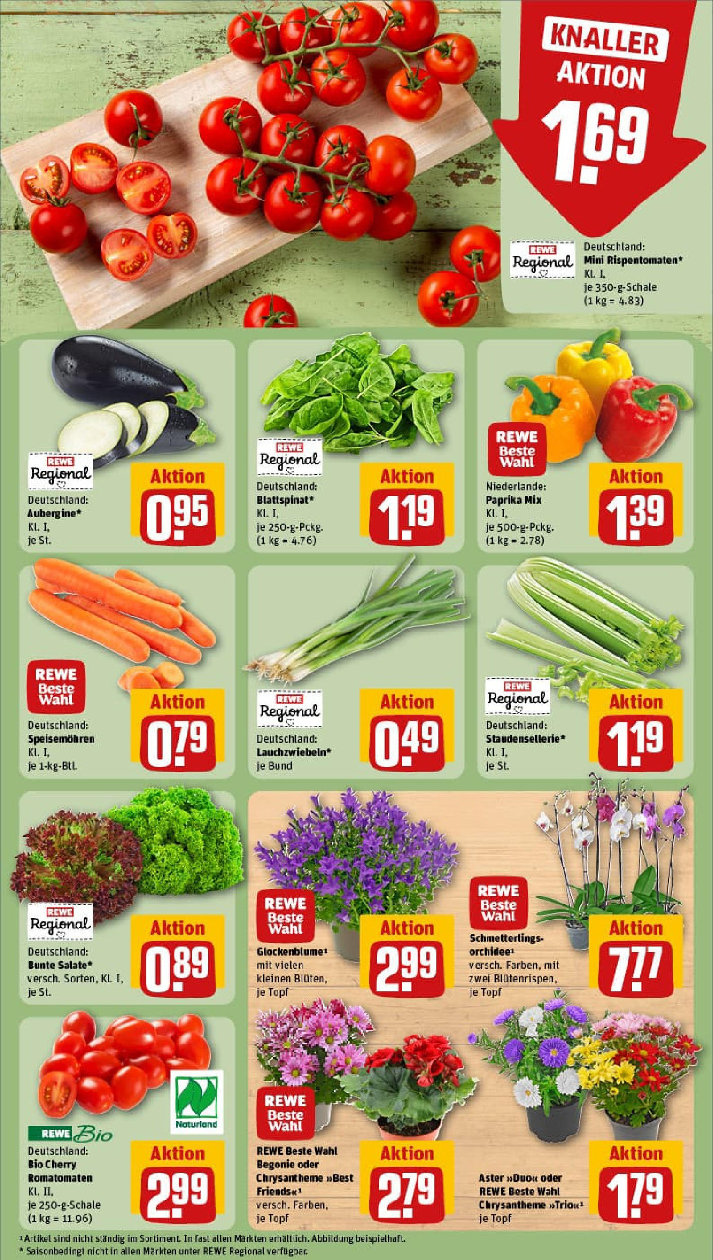 REWE Prospekt ab 10.08.2025 zum Blättern » Angebote | Seite: 7 | Produkte: Paprika REWE Prospekt ab 10.08.2025 zum Blättern » Angebote | Seite: 7 | Produkte: Paprika