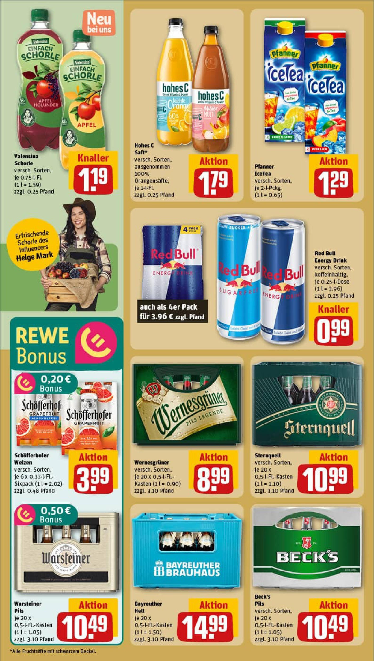 REWE Prospekt ab 11.08.2025 zum Blättern » Angebote | Seite: 18 | Produkte: Red bull, Energy, Äpfel, Saft REWE Prospekt ab 11.08.2025 zum Blättern » Angebote | Seite: 18 | Produkte: Red bull, Energy, Äpfel, Saft
