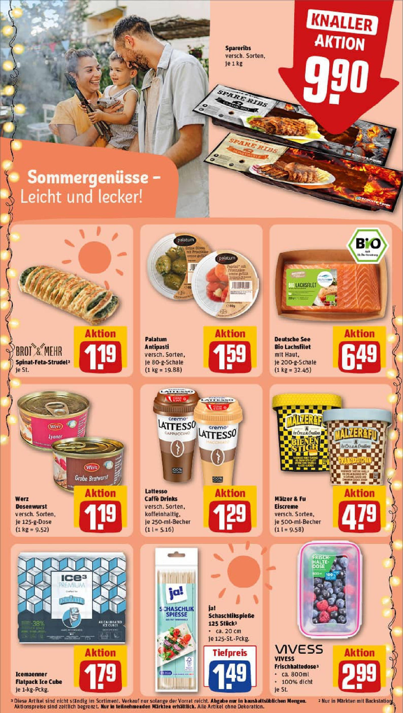 REWE Prospekt ab 10.08.2025 zum Blättern » Angebote | Seite: 17 | Produkte: Feta, Spare ribs, Eiscreme, Brot REWE Prospekt ab 10.08.2025 zum Blättern » Angebote | Seite: 17 | Produkte: Feta, Spare ribs, Eiscreme, Brot