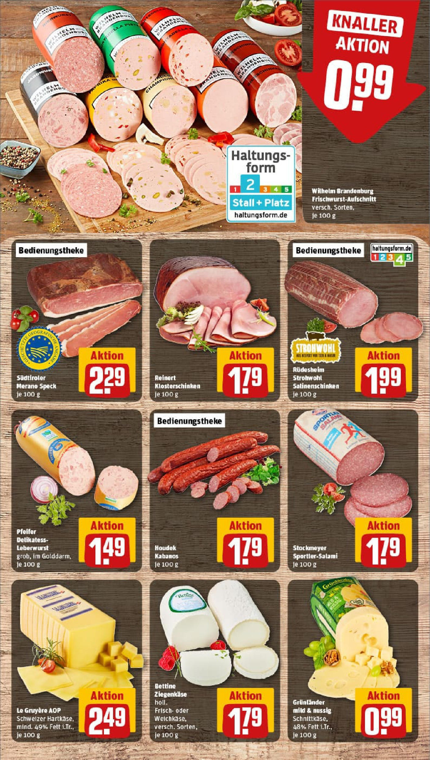 REWE Prospekt ab 11.08.2025 zum Blättern » Angebote | Seite: 9 | Produkte: Ziegenkäse, Grunlander, Salami REWE Prospekt ab 11.08.2025 zum Blättern » Angebote | Seite: 9 | Produkte: Ziegenkäse, Grunlander, Salami
