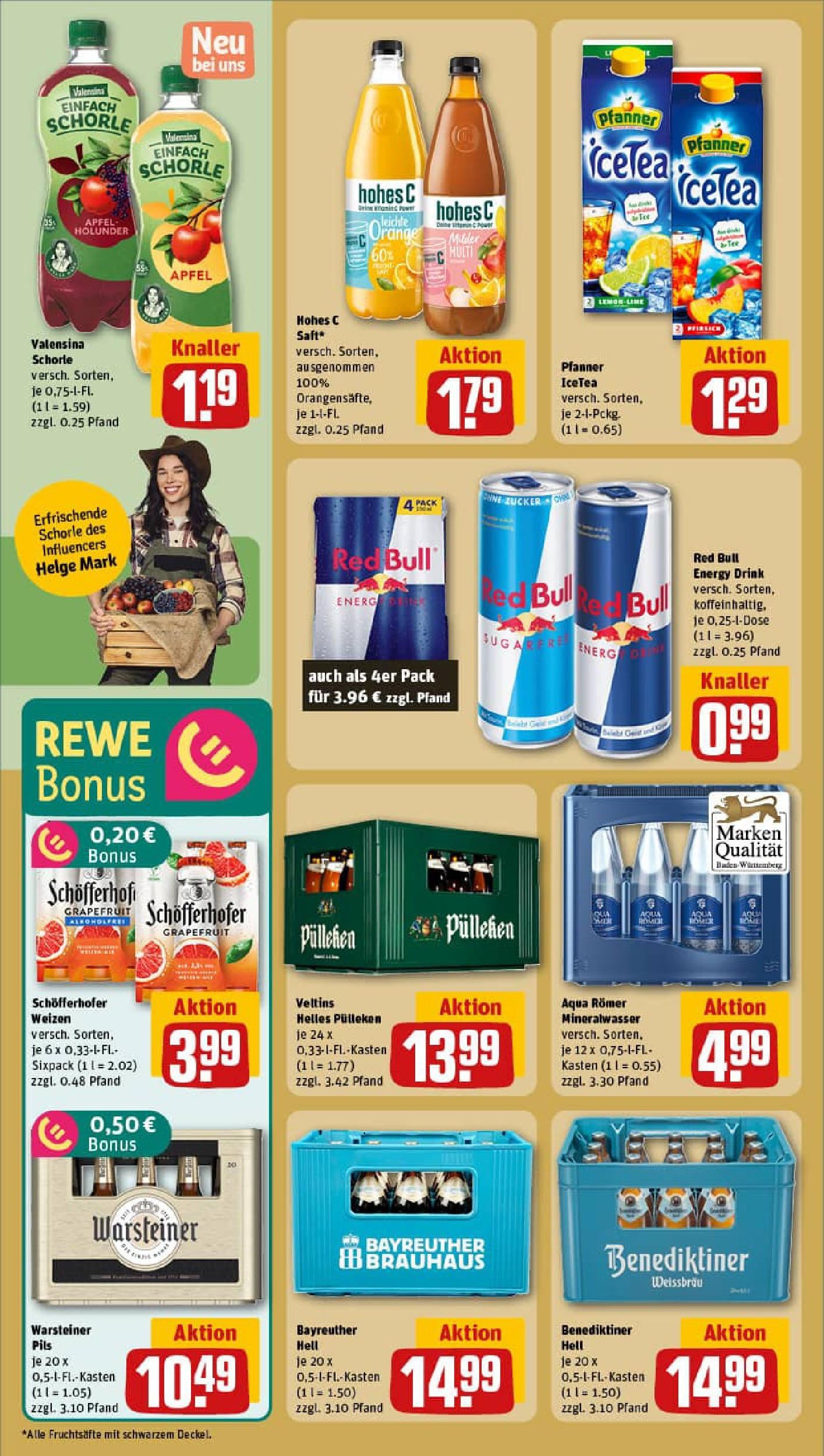 REWE Prospekt ab 10.08.2025 zum Blättern » Angebote | Seite: 20 | Produkte: Bayreuther hell, Pils, Grapefruit, Hohes c REWE Prospekt ab 10.08.2025 zum Blättern » Angebote | Seite: 20 | Produkte: Bayreuther hell, Pils, Grapefruit, Hohes c