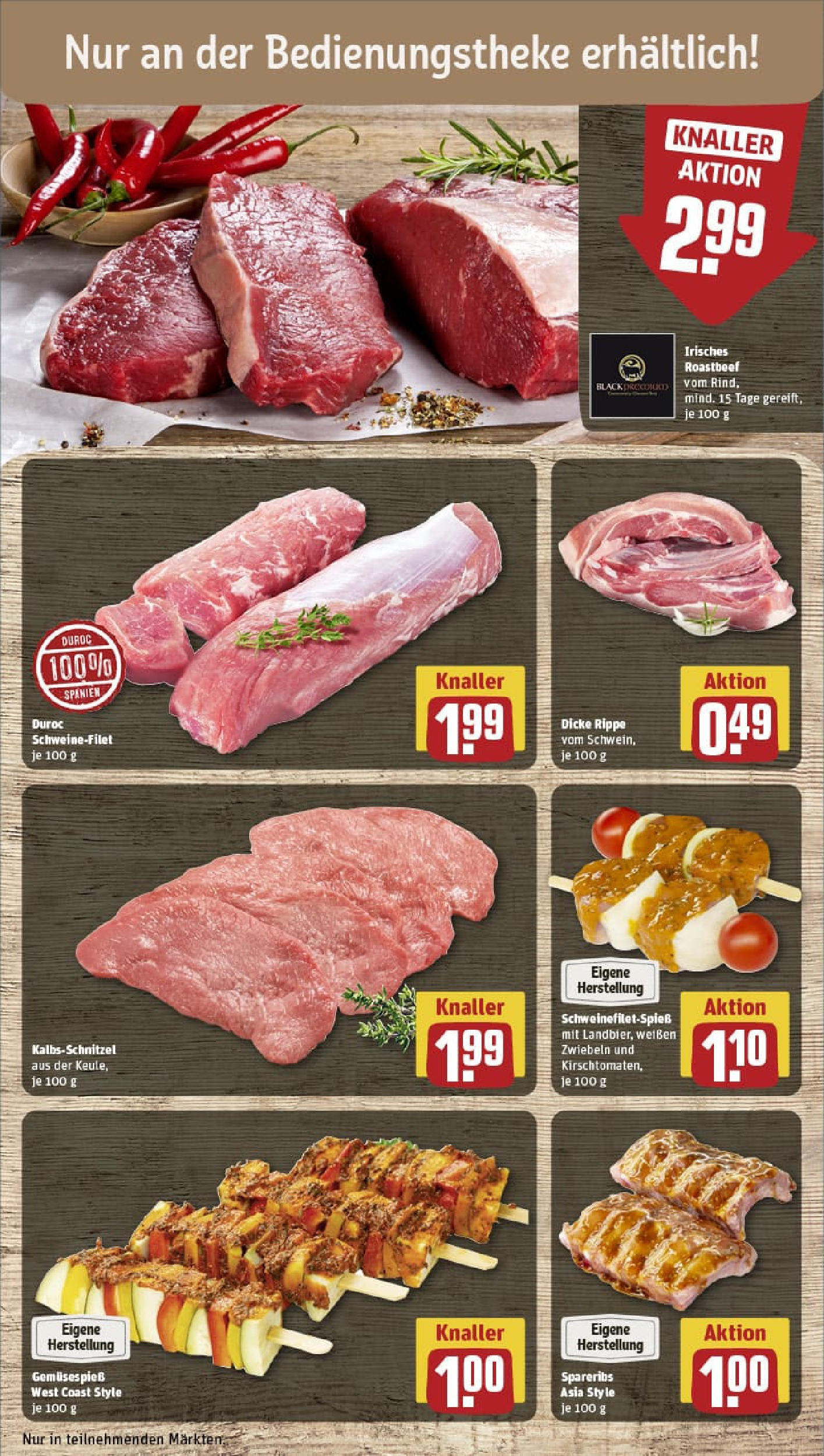 REWE Prospekt ab 11.08.2025 zum Blättern » Angebote | Seite: 10 | Produkte: Roastbeef, Schweinefilet, Zwiebeln REWE Prospekt ab 11.08.2025 zum Blättern » Angebote | Seite: 10 | Produkte: Roastbeef, Schweinefilet, Zwiebeln